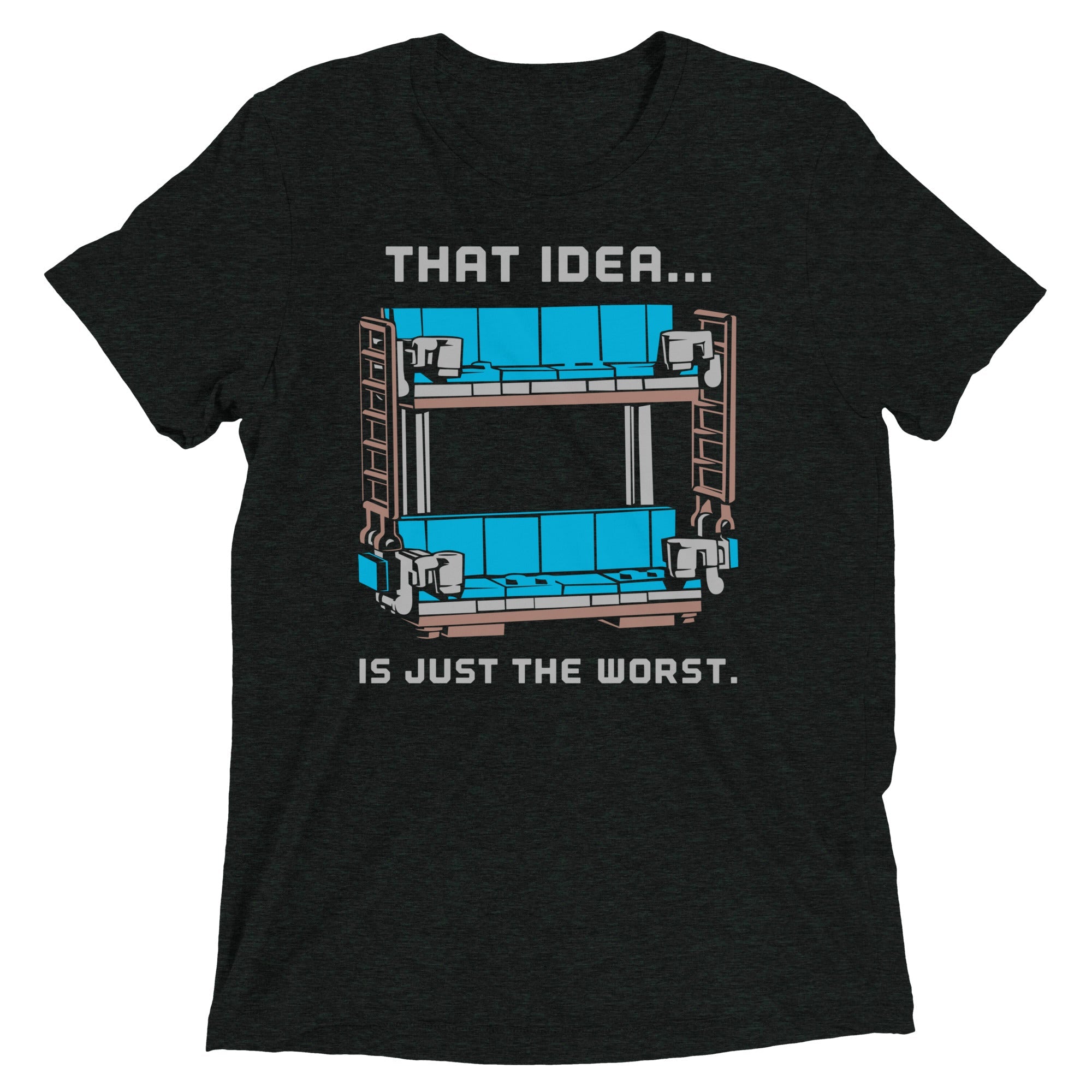 Double Decker Couch Men's Tri-Blend Tee