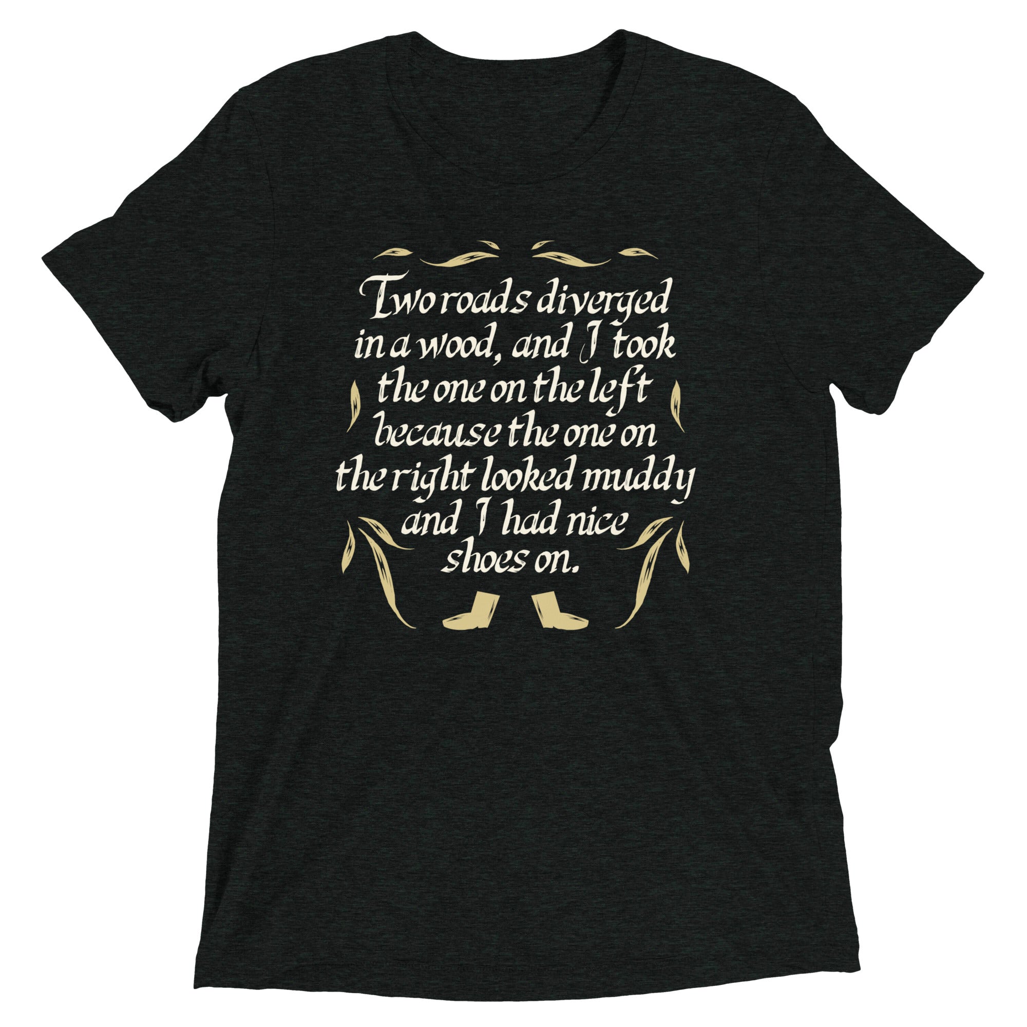 Two Roads Diverged Men's Tri-Blend Tee