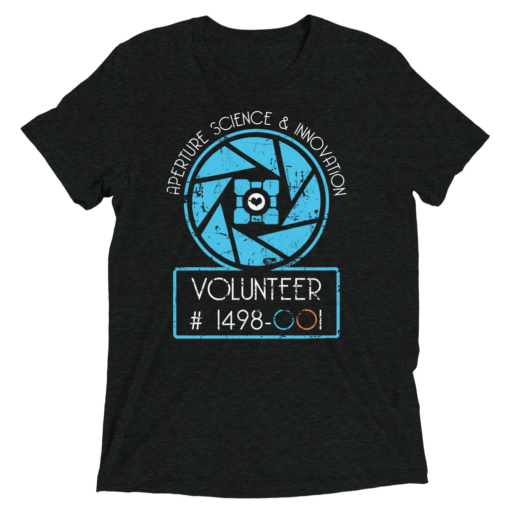 Aperture Science Volunteer Men's Tri-Blend Tee