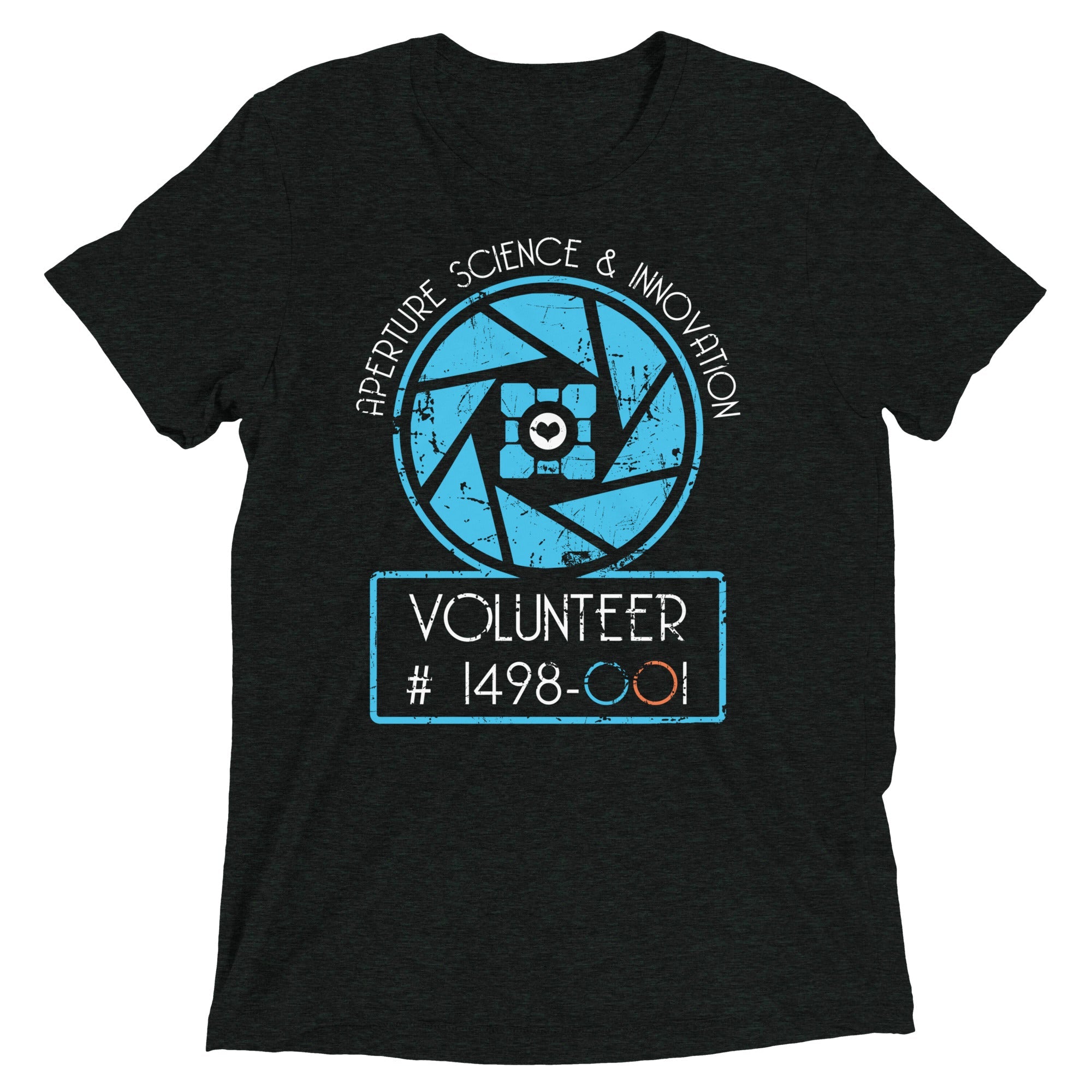 Aperture Science Volunteer Men's Tri-Blend Tee