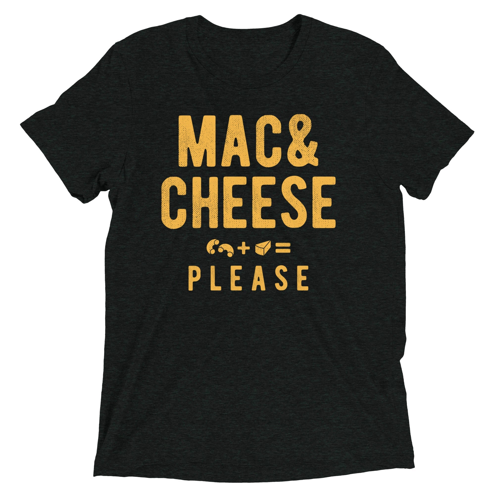 Mac And Cheese Please Men's Tri-Blend Tee