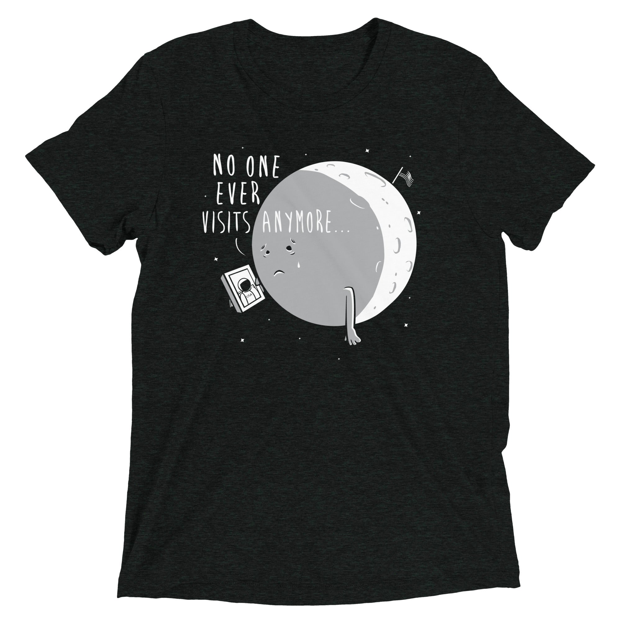 No One Ever Visits Anymore Men's Tri-Blend Tee