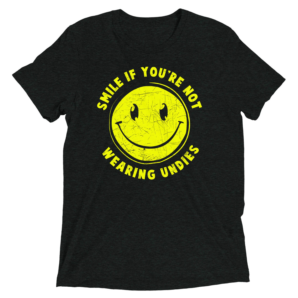 Smile For No Undies Men's Tri-Blend Tee