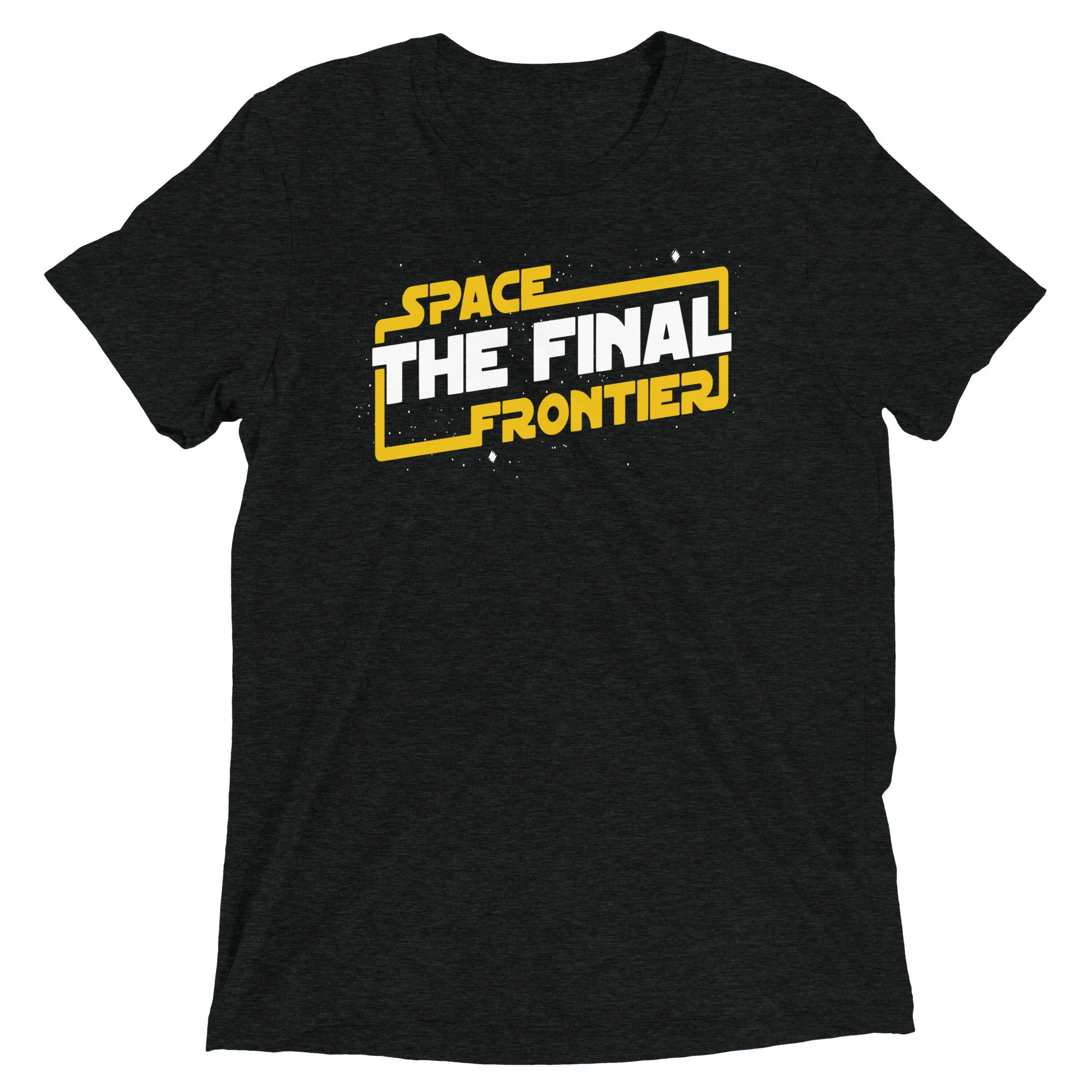 Space The Final Frontier Men's Tri-Blend Tee