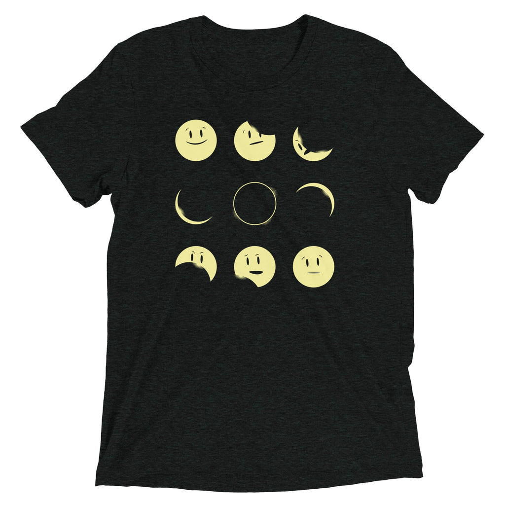 Eclipse Emoji Men's Tri-Blend Tee