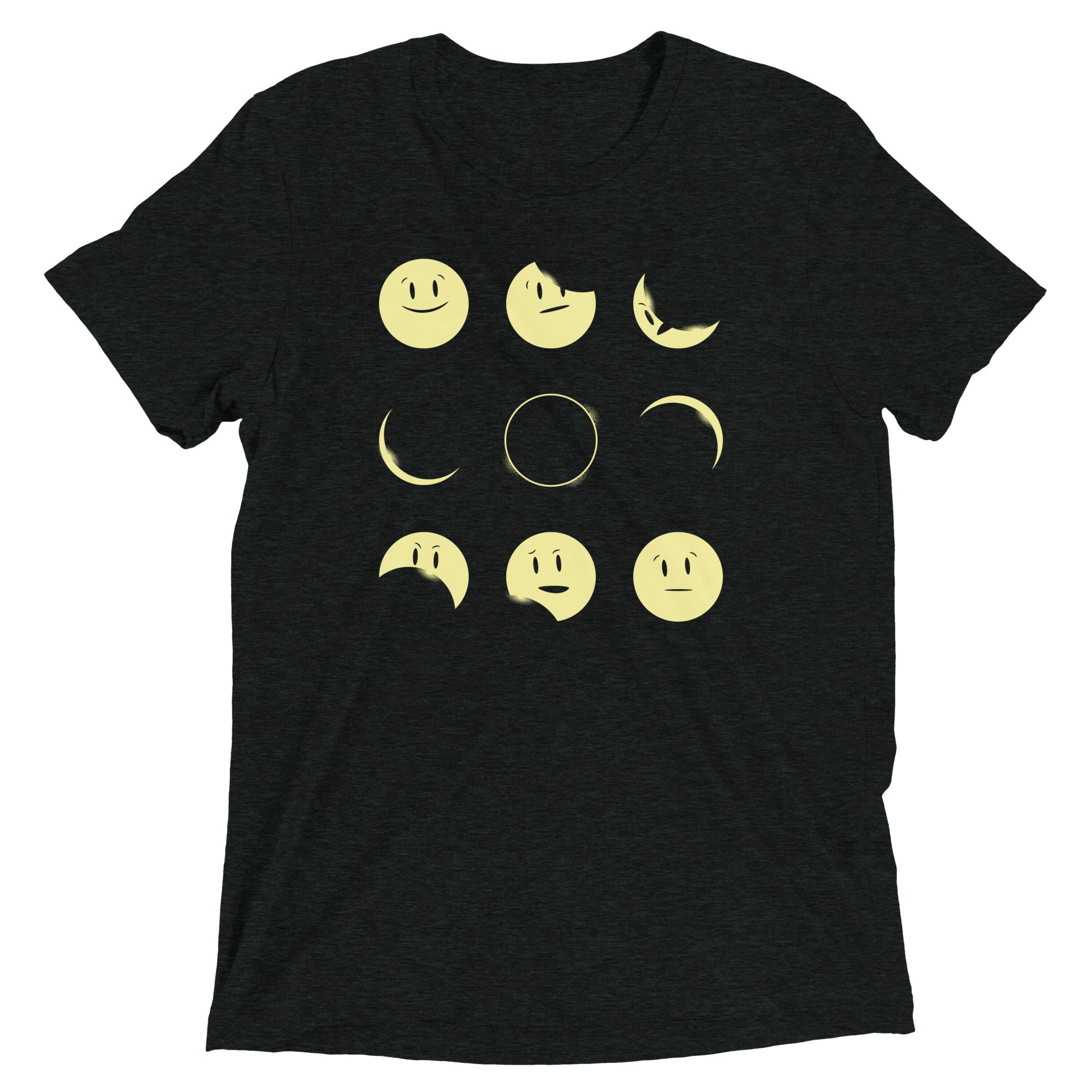 Eclipse Emoji Men's Tri-Blend Tee