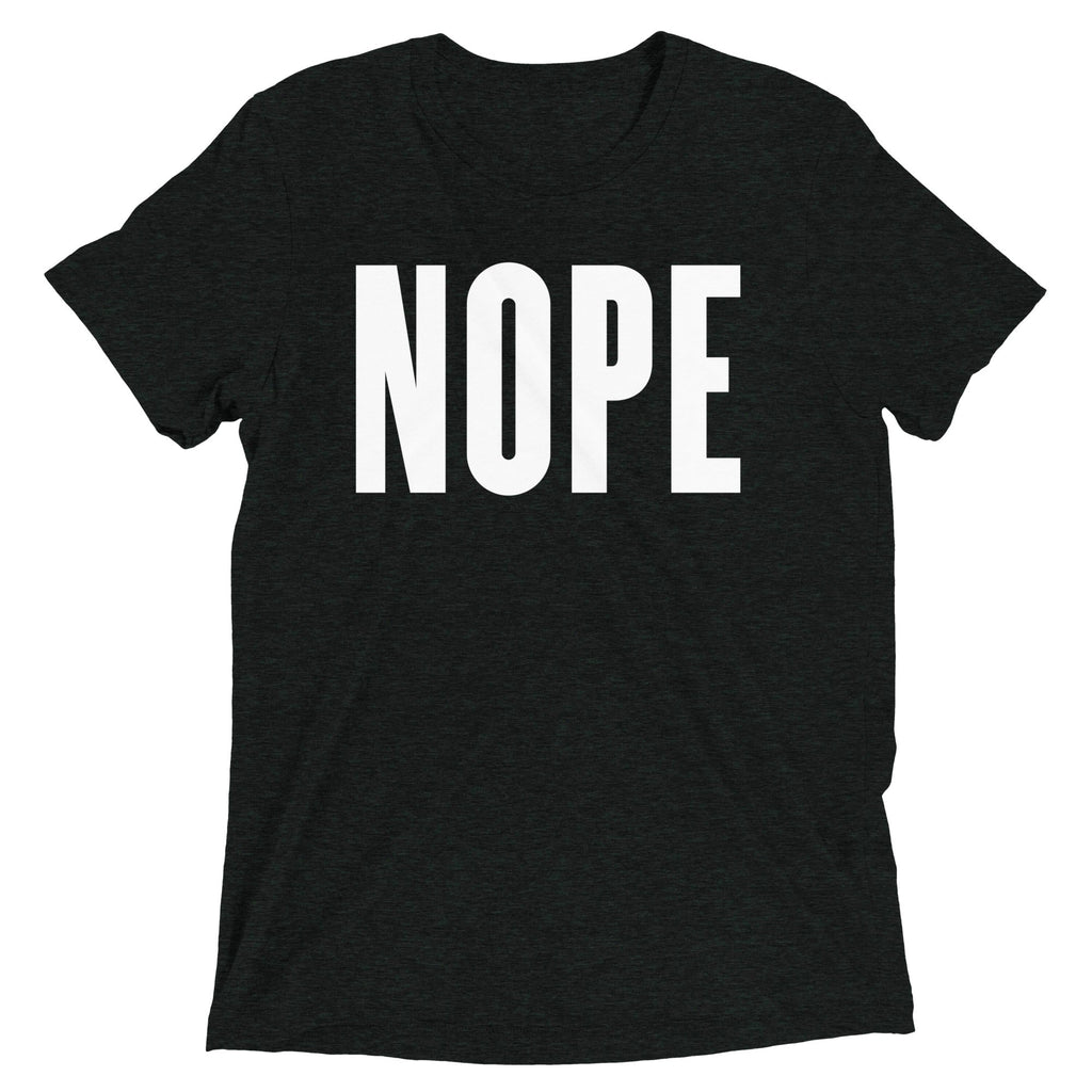 Nope Men's Tri-Blend Tee