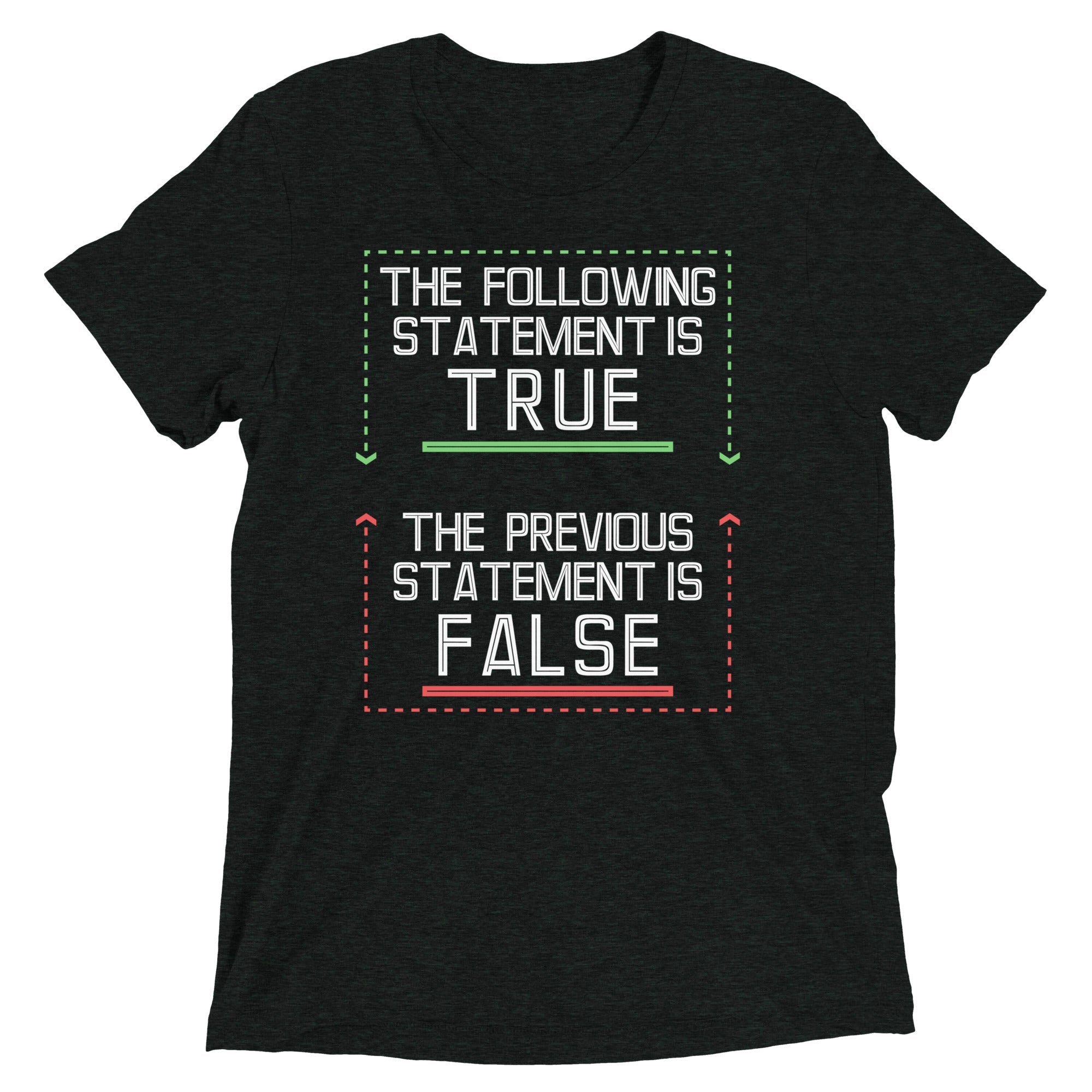 The Following Statement Is True Men's Tri-Blend Tee