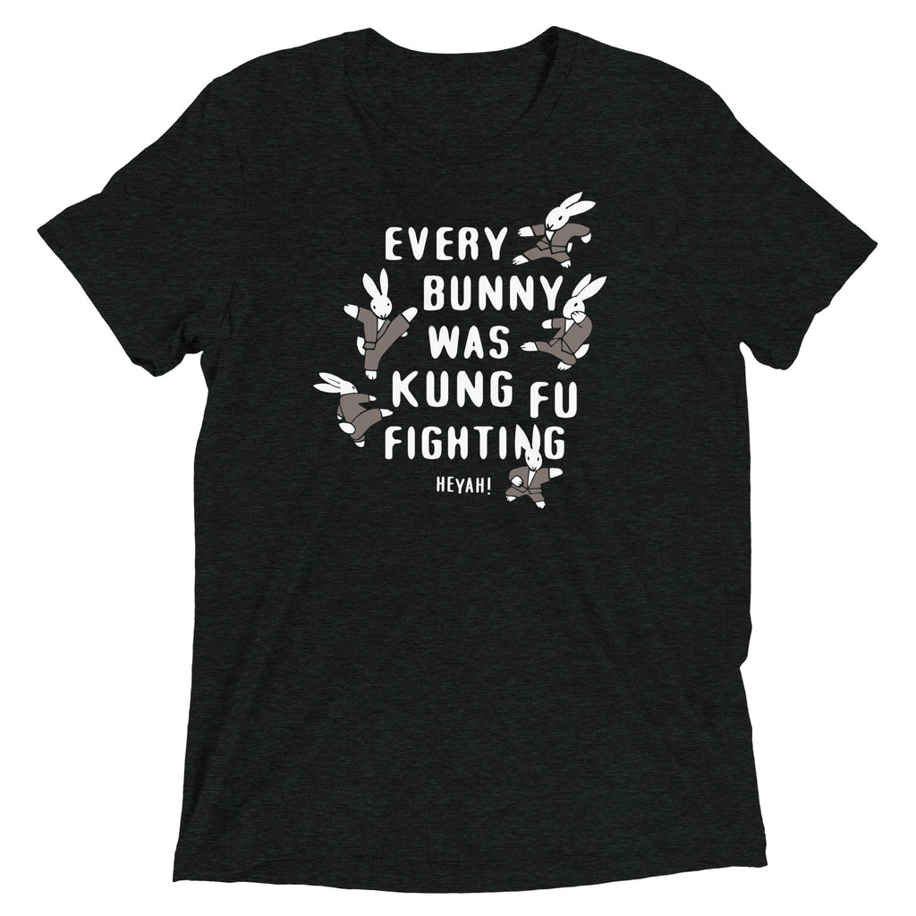 Every Bunny Was Kung Fu Fighting Men's Tri-Blend Tee