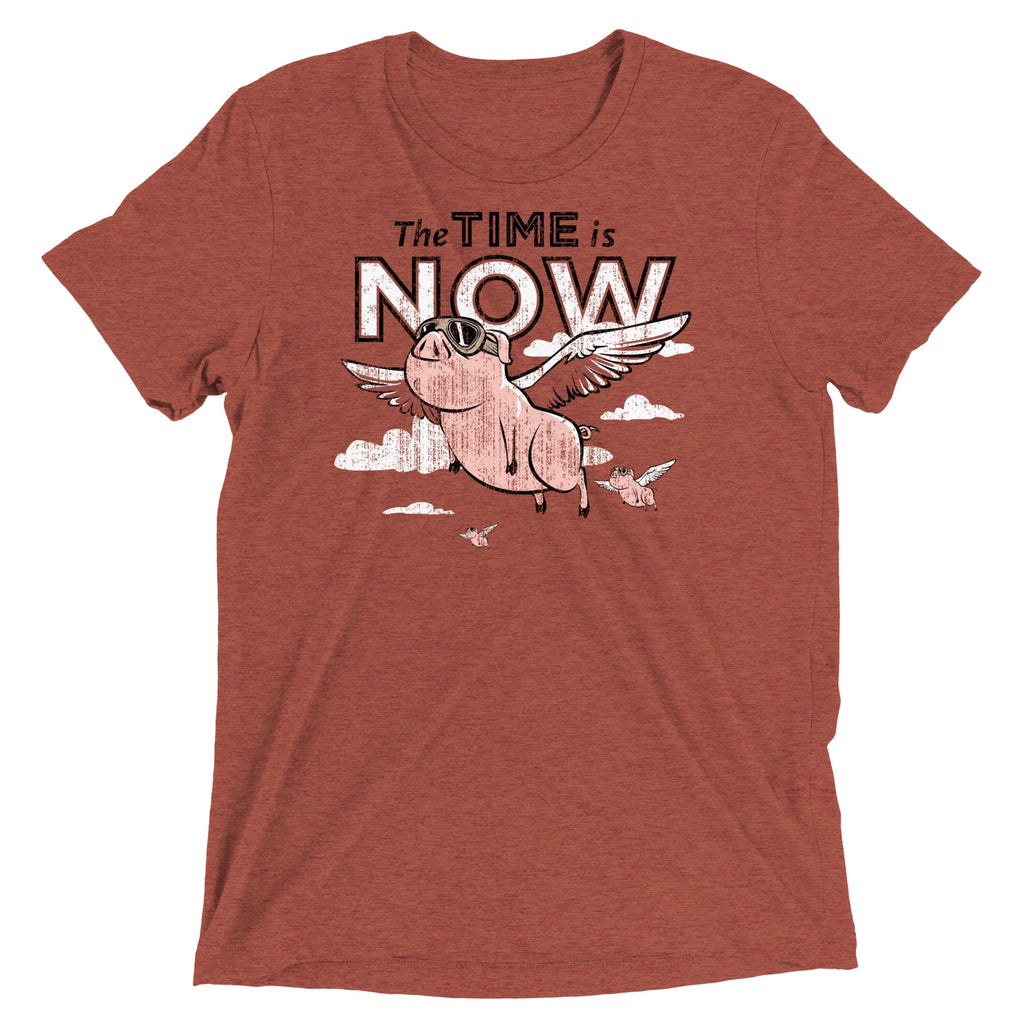 The Time Is Now Men's Tri-Blend Tee