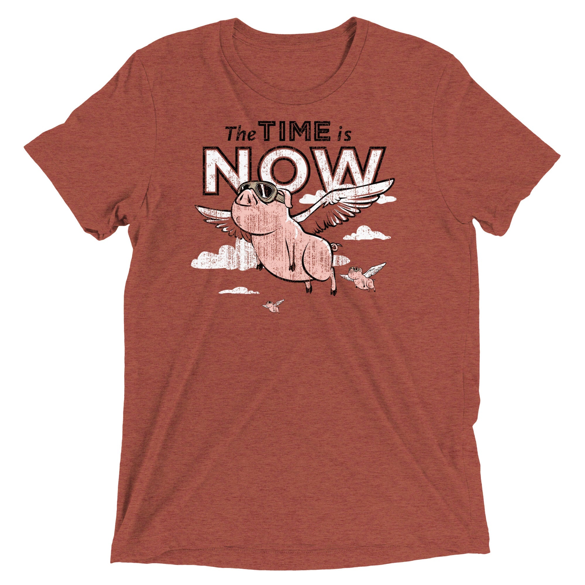 The Time Is Now Men's Tri-Blend Tee