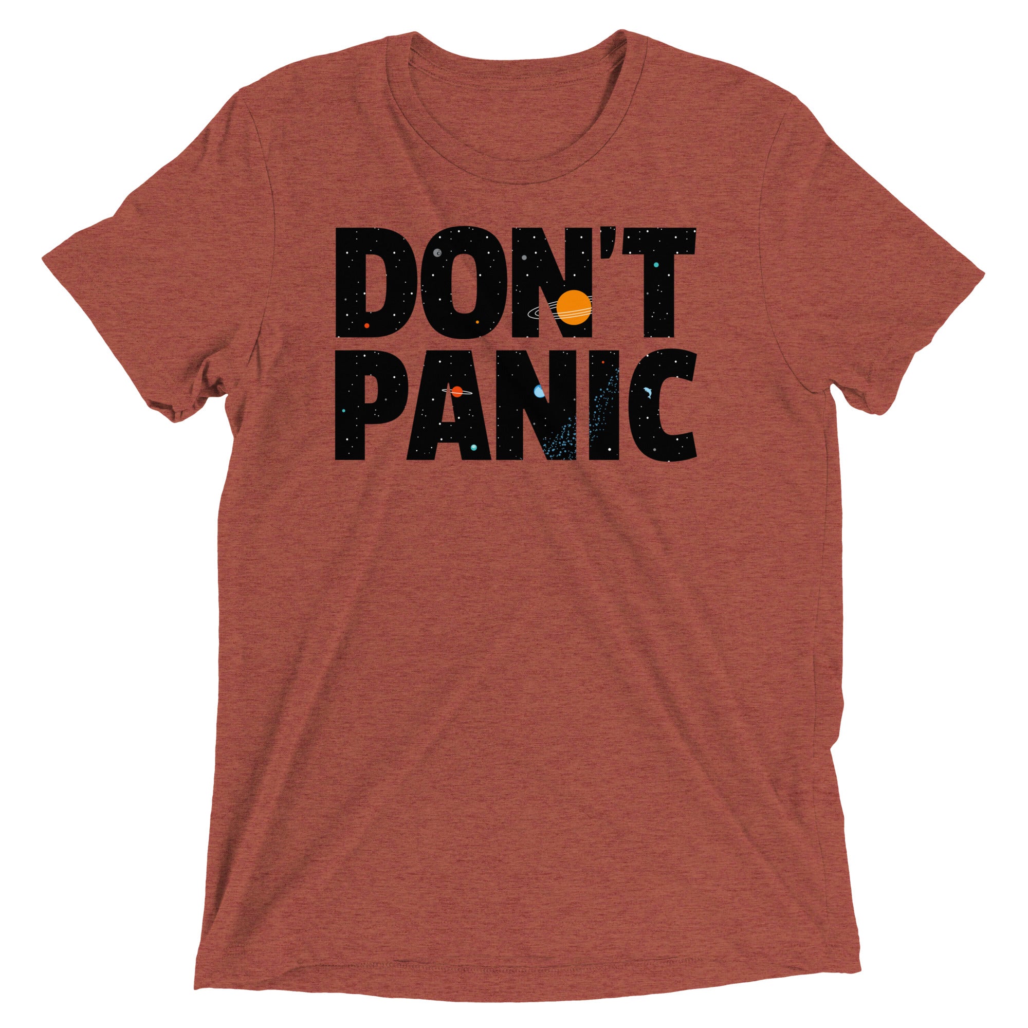 Don't Panic Men's Tri-Blend Tee