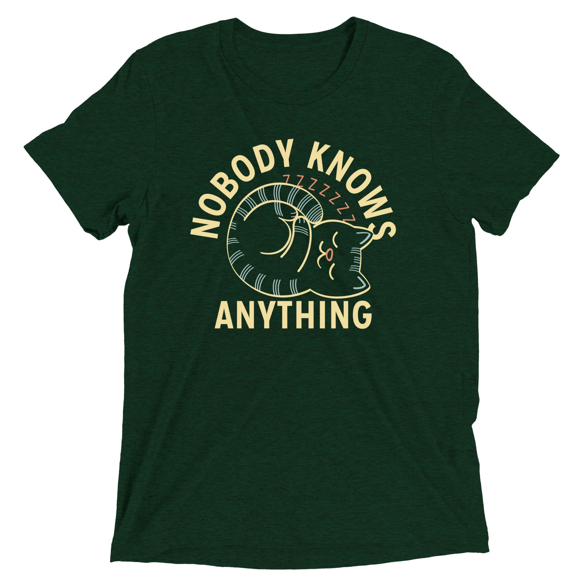 Nobody Knows Anything Men's Tri-Blend Tee