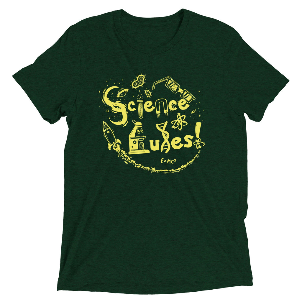 Science Rules! Men's Tri-Blend Tee