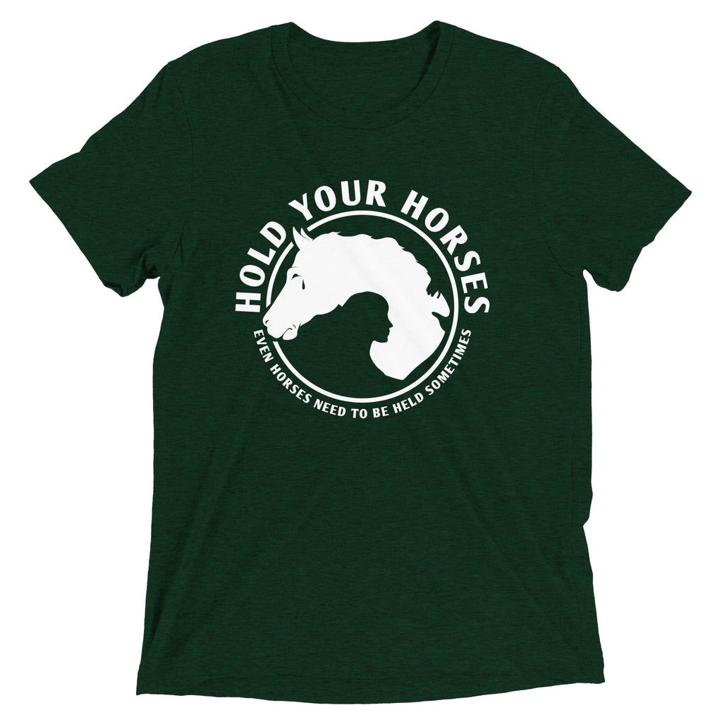 Hold Your Horses Men's Tri-Blend Tee