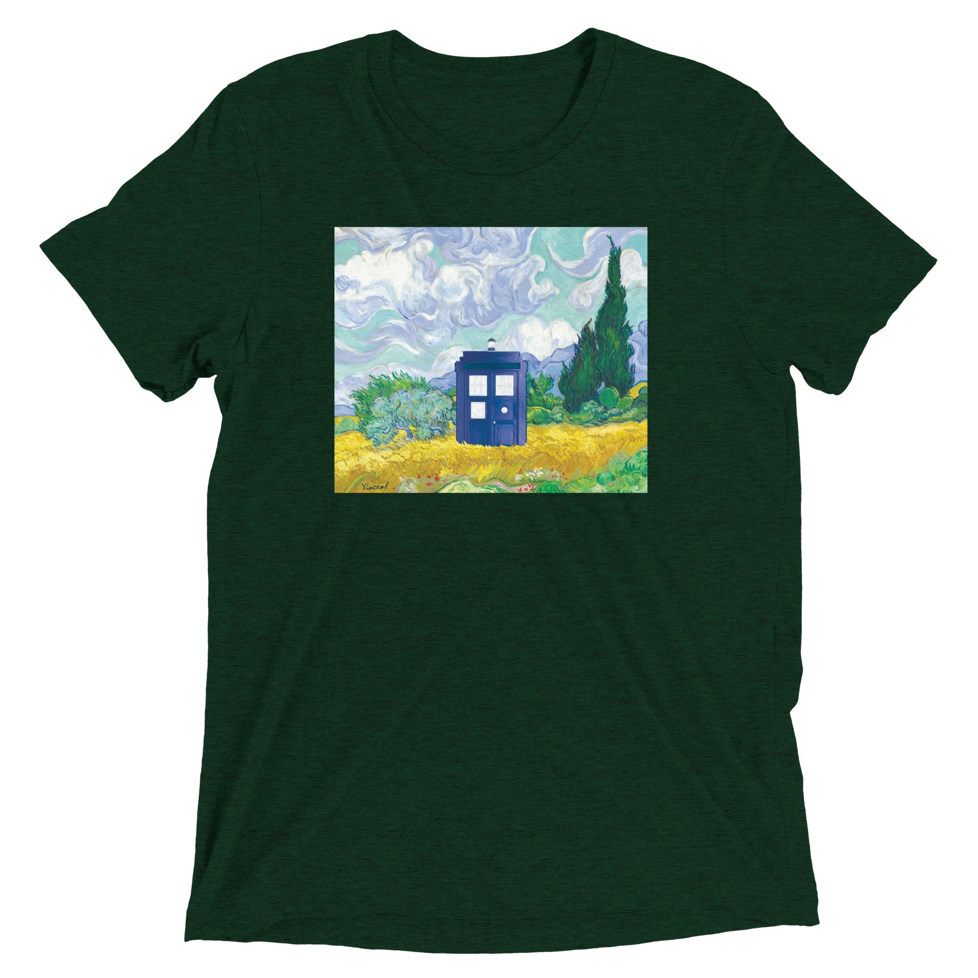 Visiting Van Gogh Men's Tri-Blend Tee