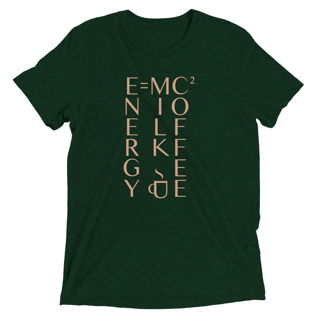 Energy Equals Milk Times Coffee Squared Men's Tri-Blend Tee