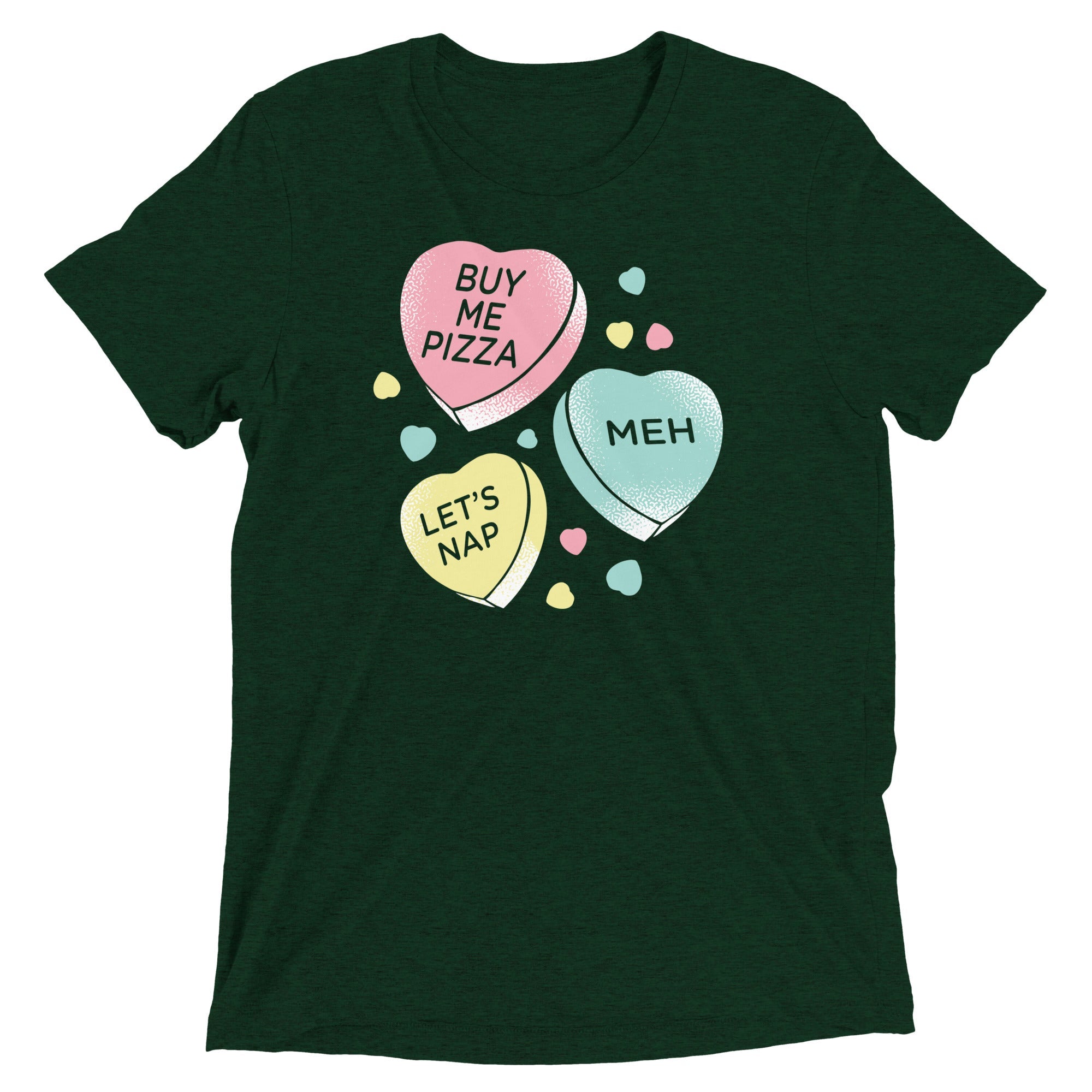 Candy Hearts Men's Tri-Blend Tee