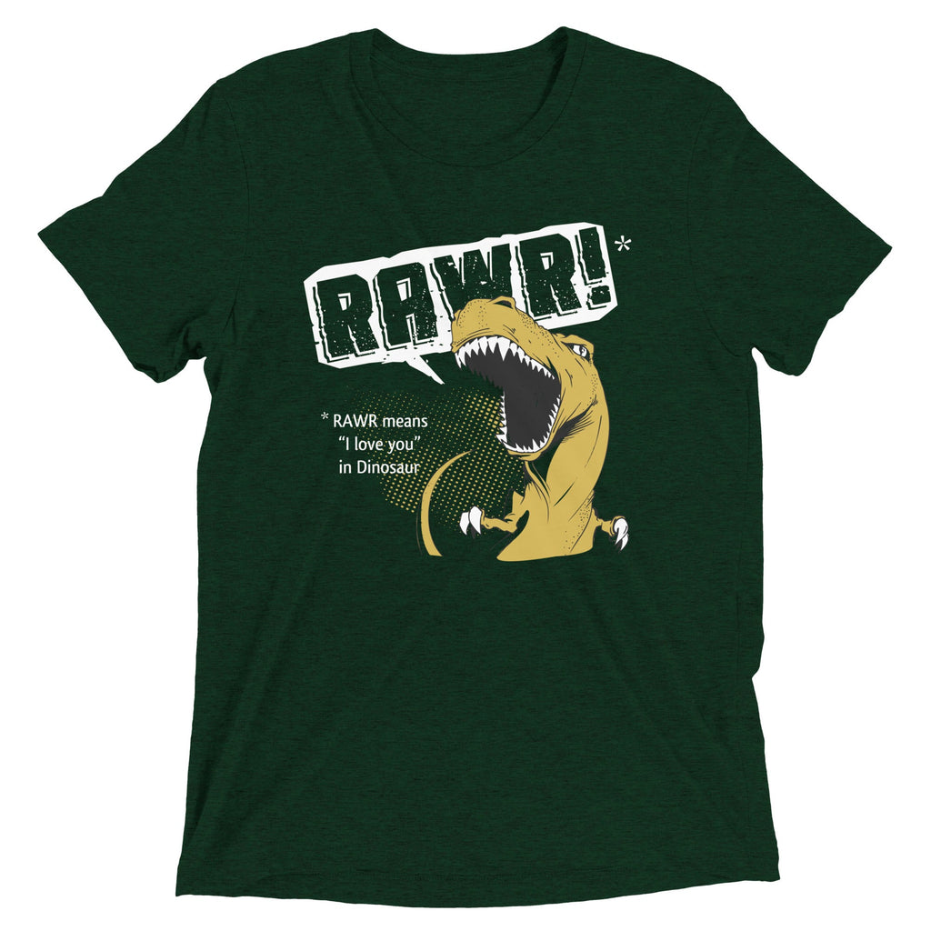 Rawr Means I Love You Men's Tri-Blend Tee