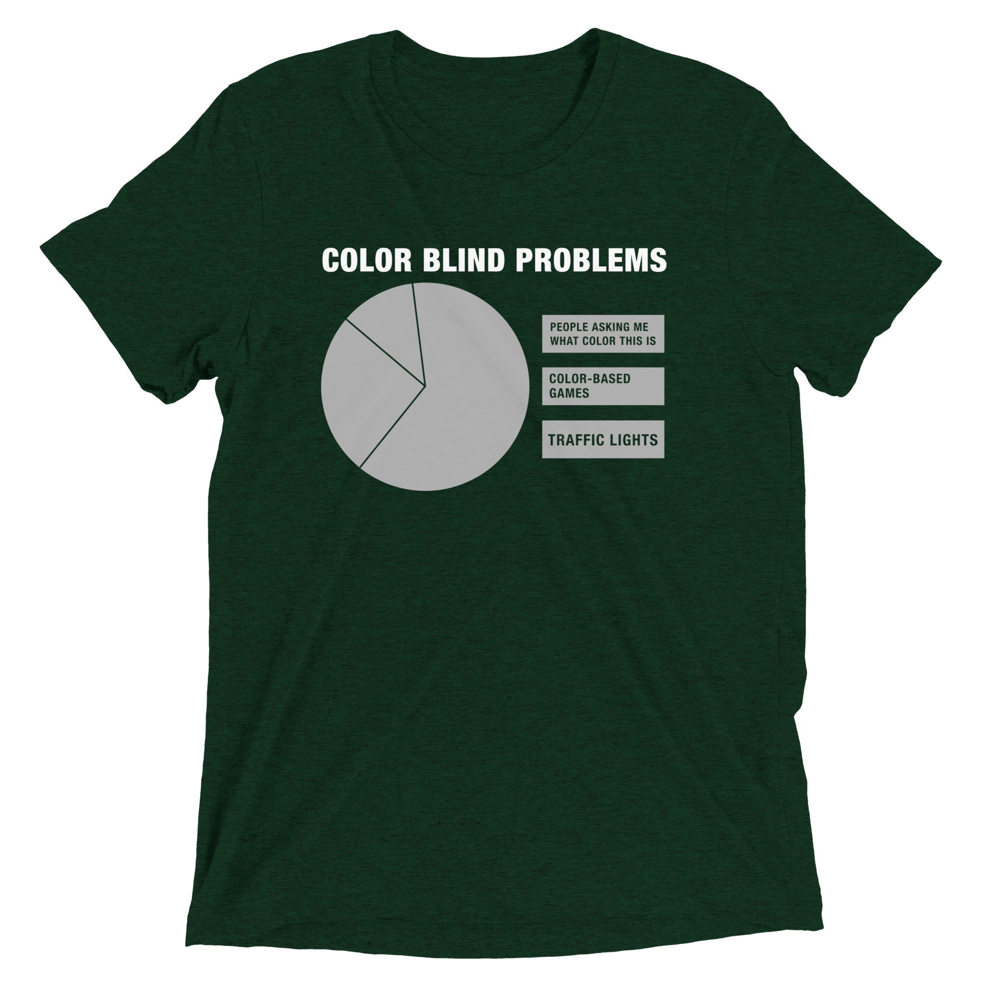 Color Blind Problems Men's Tri-Blend Tee