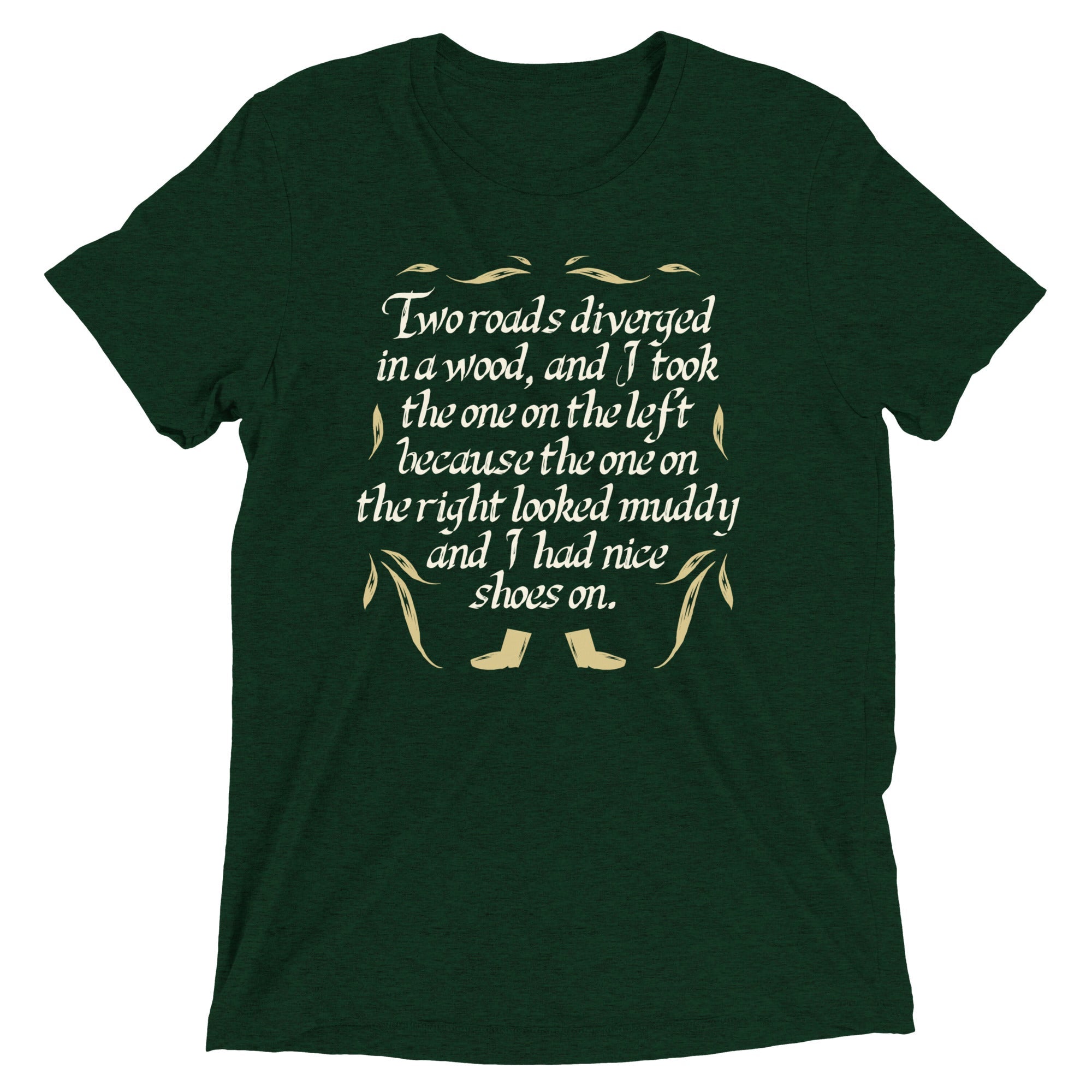 Two Roads Diverged Men's Tri-Blend Tee