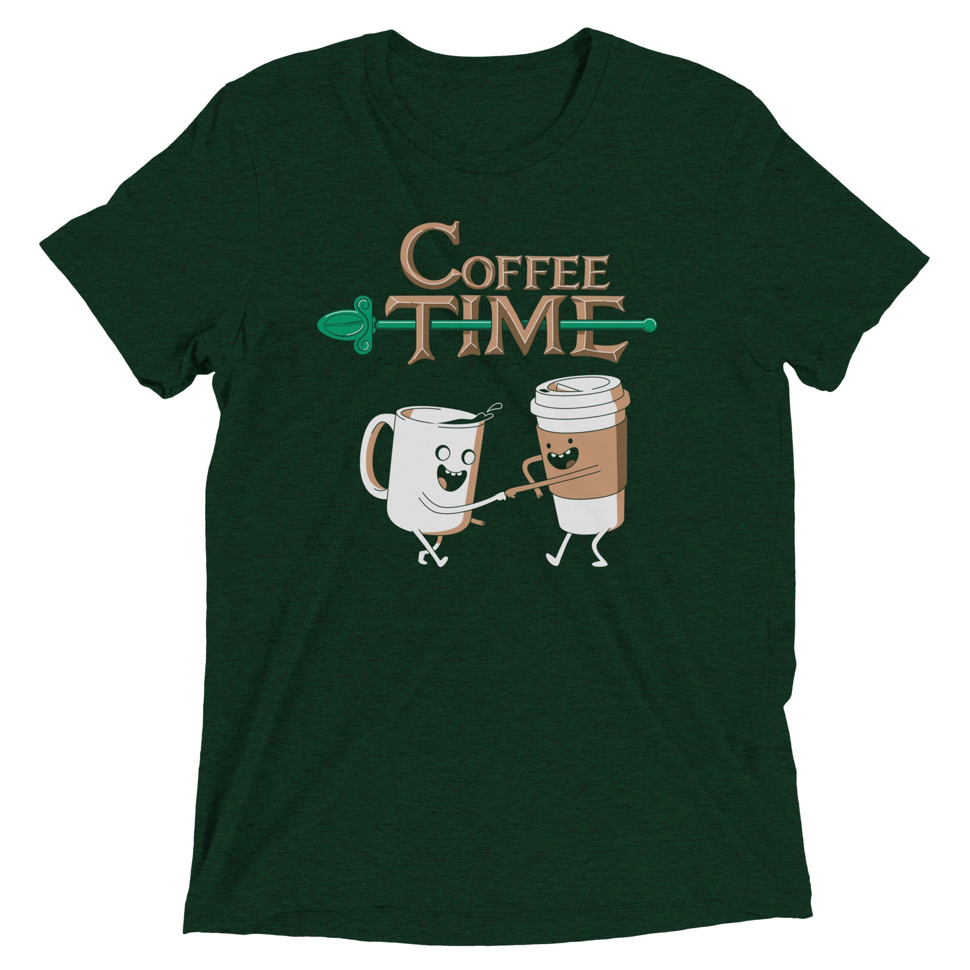 Coffee Time Men's Tri-Blend Tee