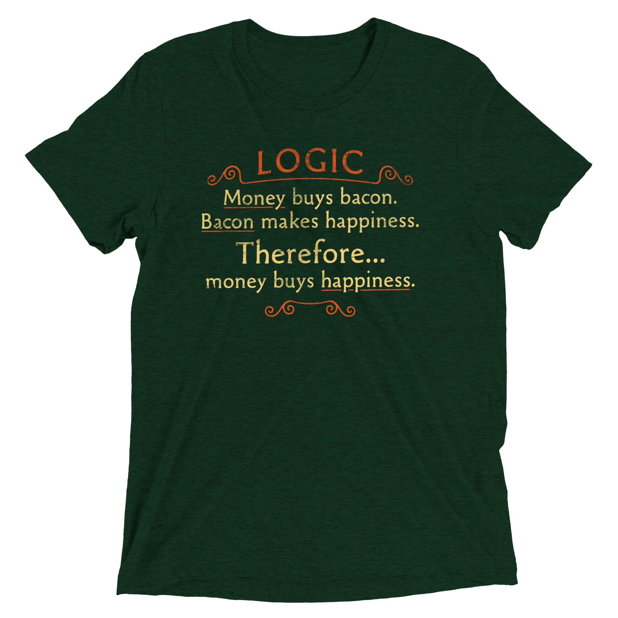 Money Buys Happiness Men's Tri-Blend Tee