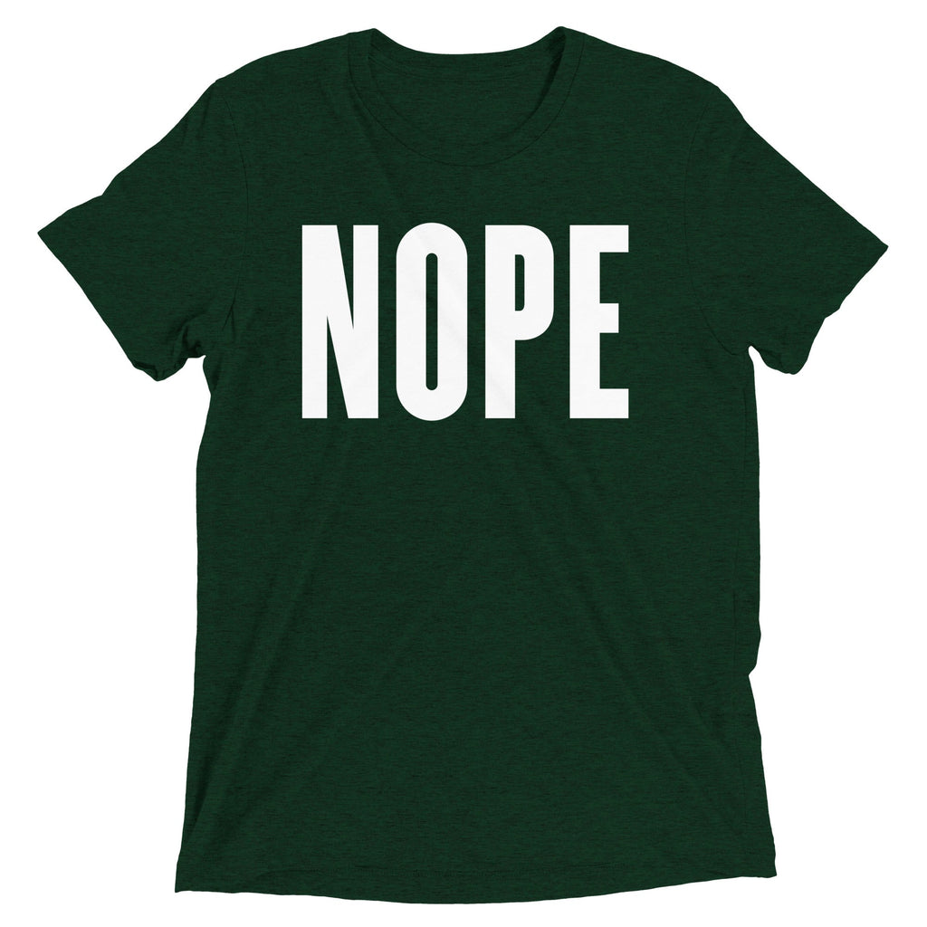 Nope Men's Tri-Blend Tee