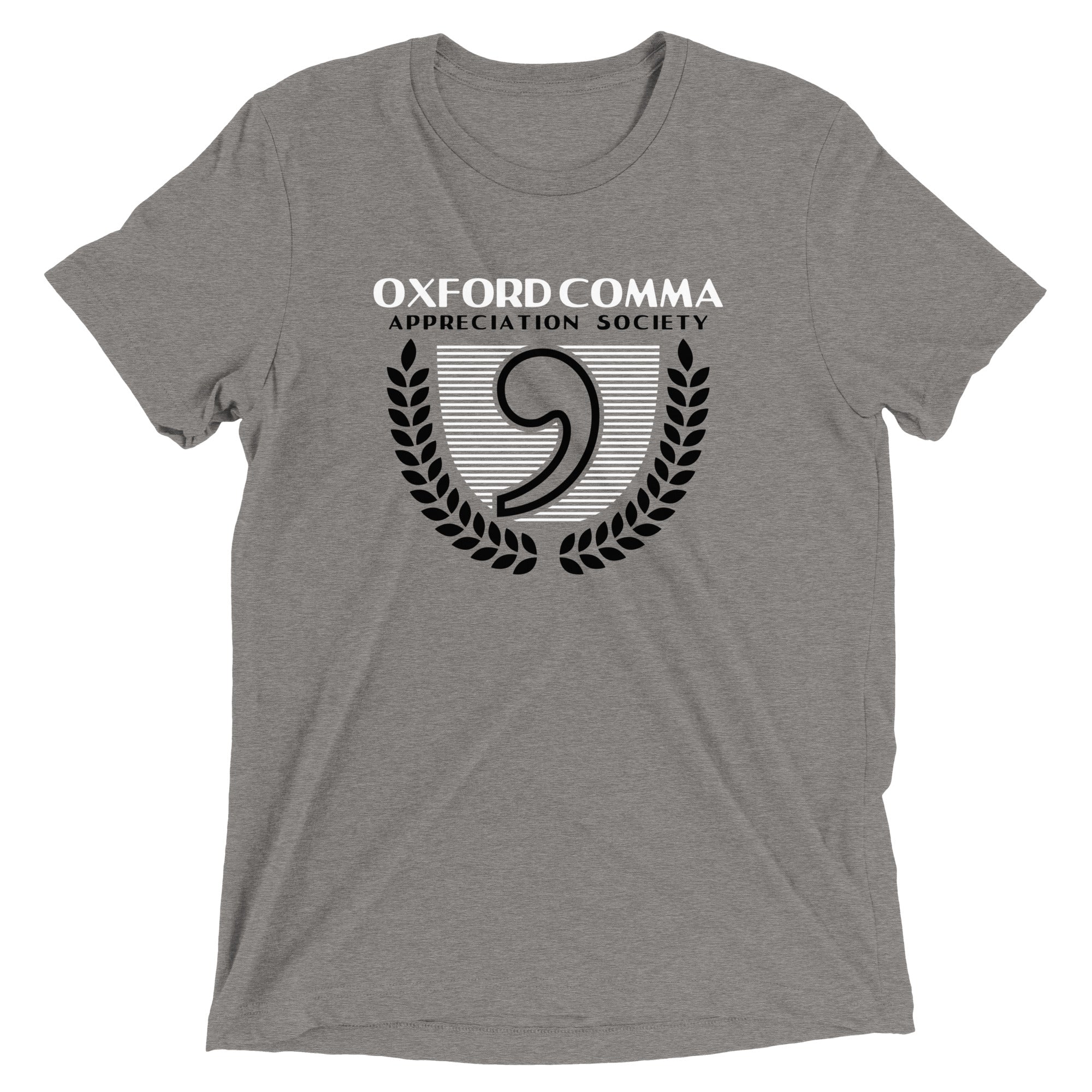 Oxford Comma Appreciation Society Men's Tri-Blend Tee