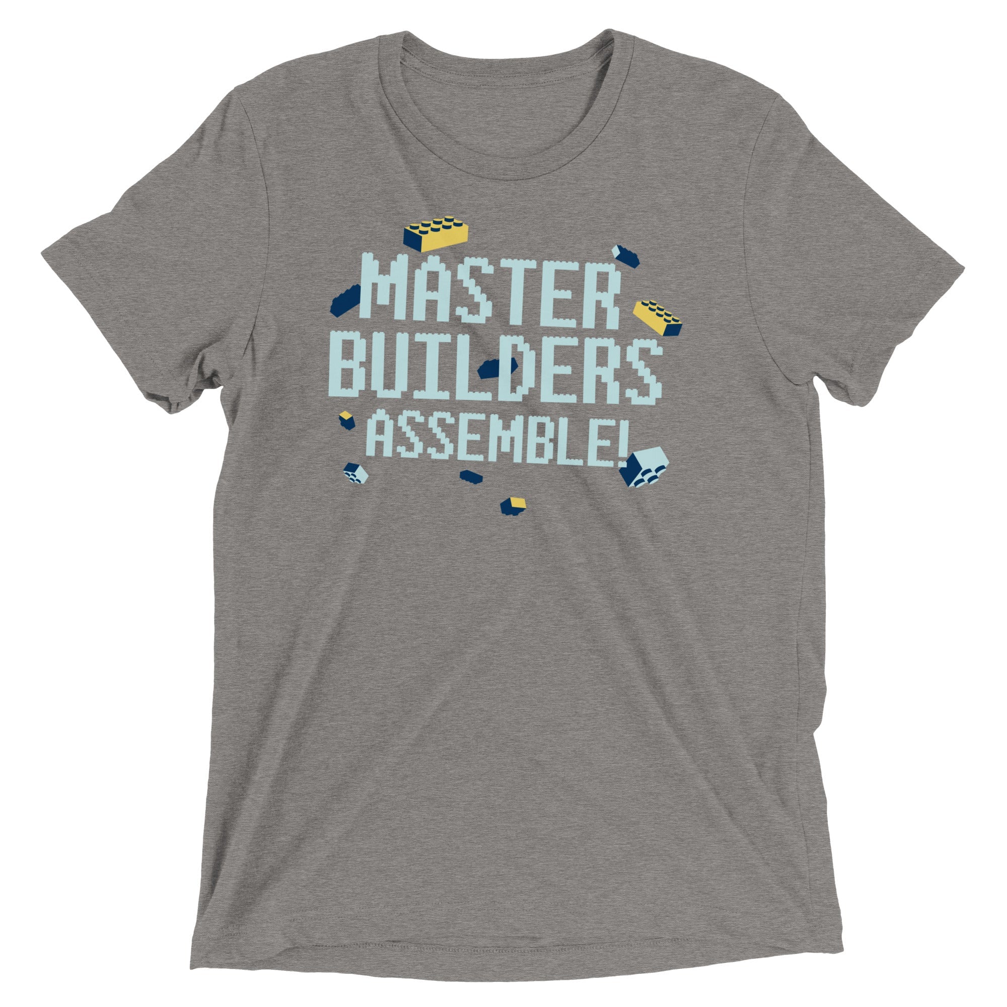 Master Builders Assemble! Men's Tri-Blend Tee