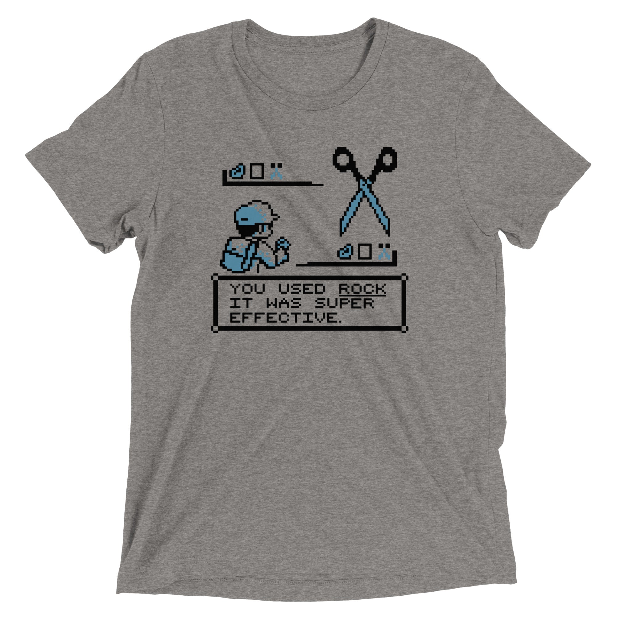 Rock Paper Scissors Battle Men's Tri-Blend Tee