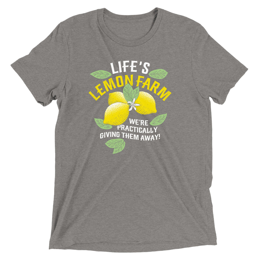 Life's Lemon Farm Men's Tri-Blend Tee