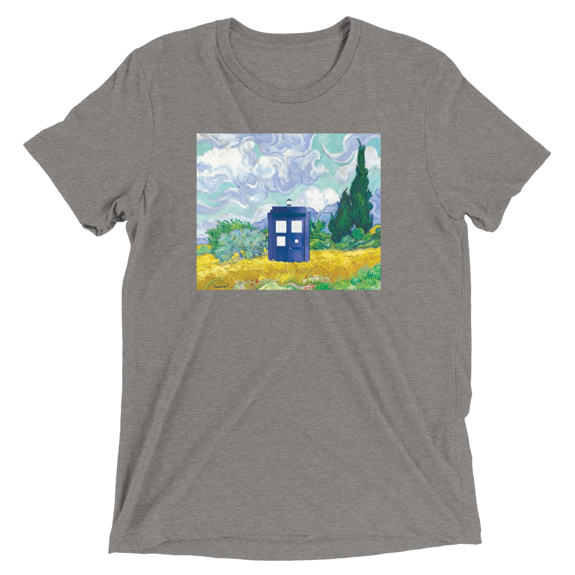 Visiting Van Gogh Men's Tri-Blend Tee