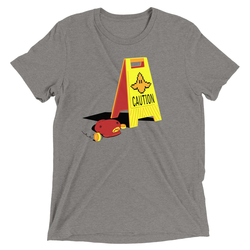 Caution Banana Men's Tri-Blend Tee