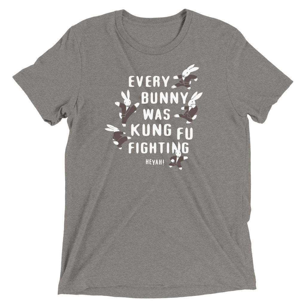 Every Bunny Was Kung Fu Fighting Men's Tri-Blend Tee