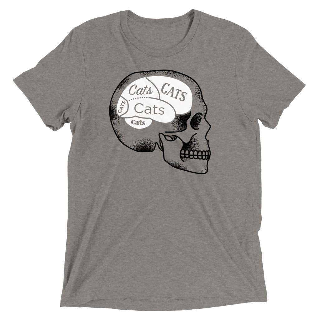Cats On The Brain Men's Tri-Blend Tee