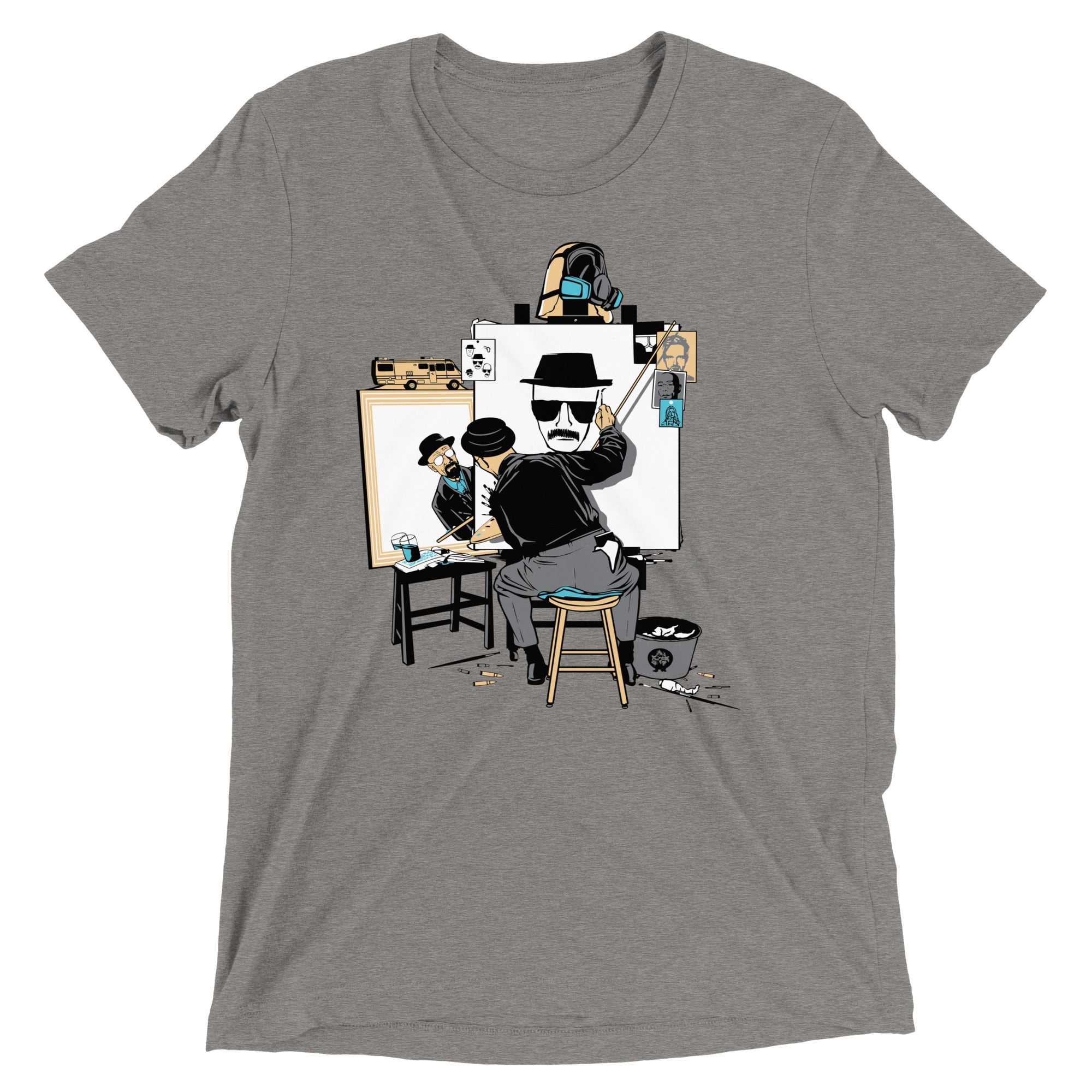 Heisenberg Self Portrait Men's Tri-Blend Tee