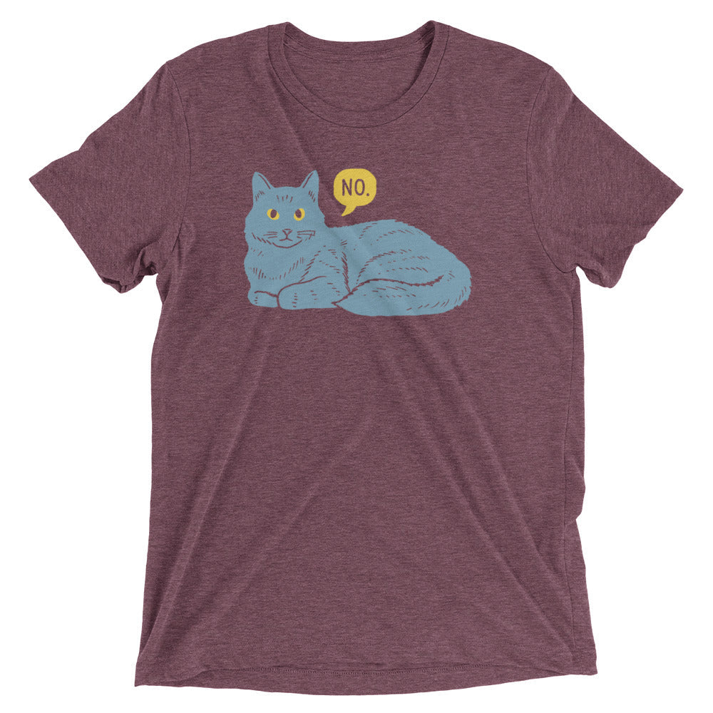 No Cat Men's Tri-Blend Tee