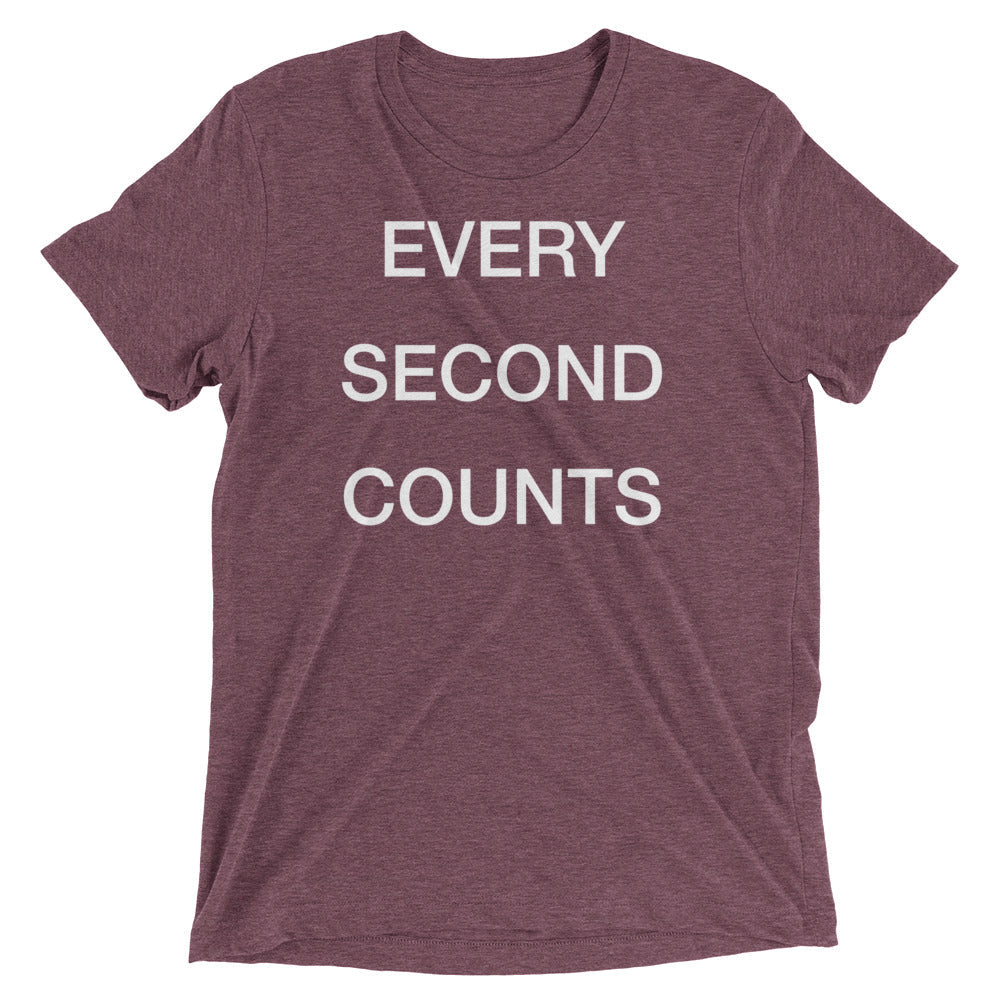 Every Second Counts Men's Tri-Blend Tee