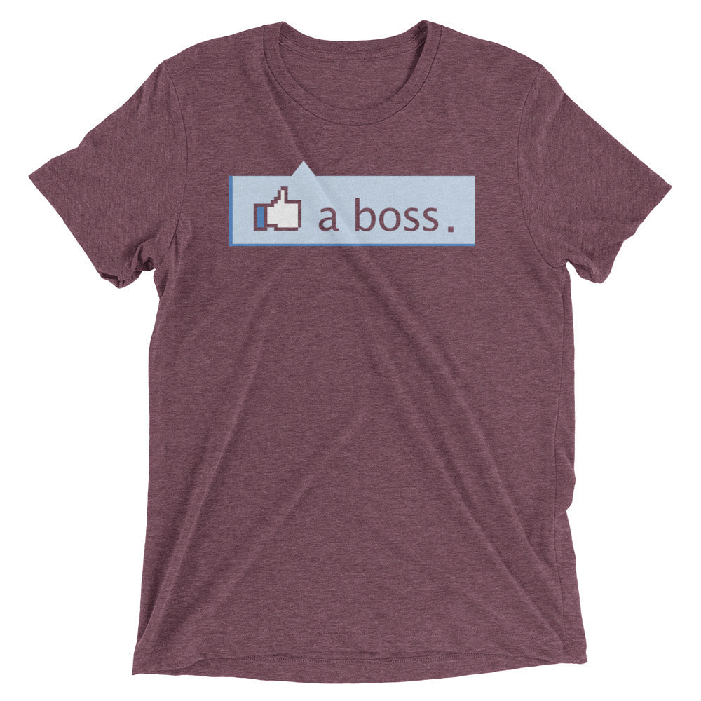 Like A Boss Thumbs Up Men's Tri-Blend Tee