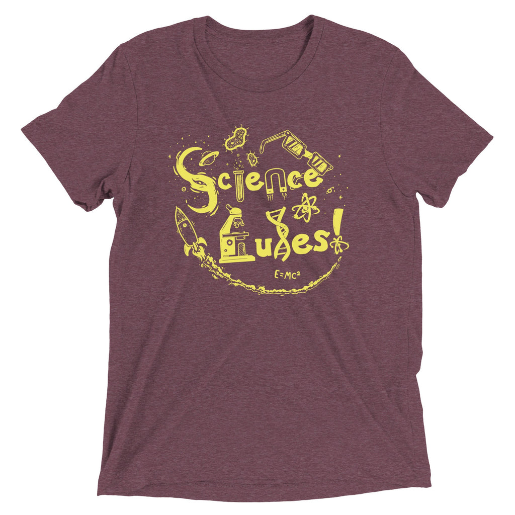 Science Rules! Men's Tri-Blend Tee