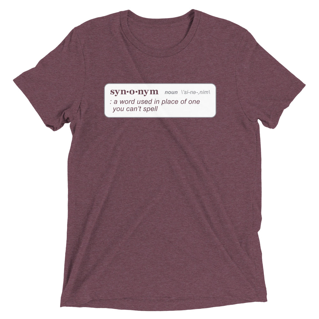 Synonym Definition Men's Tri-Blend Tee