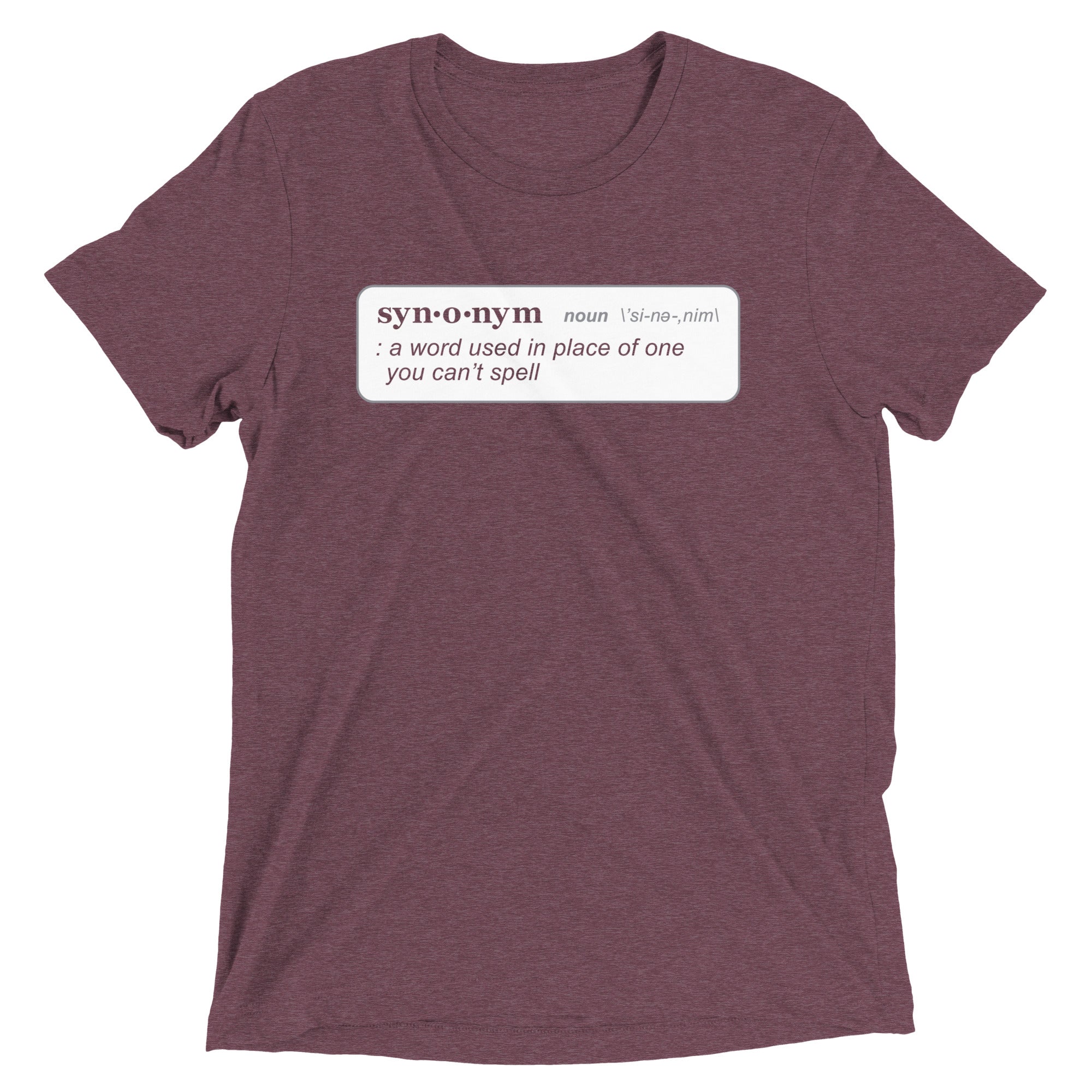 Synonym Definition Men's Tri-Blend Tee
