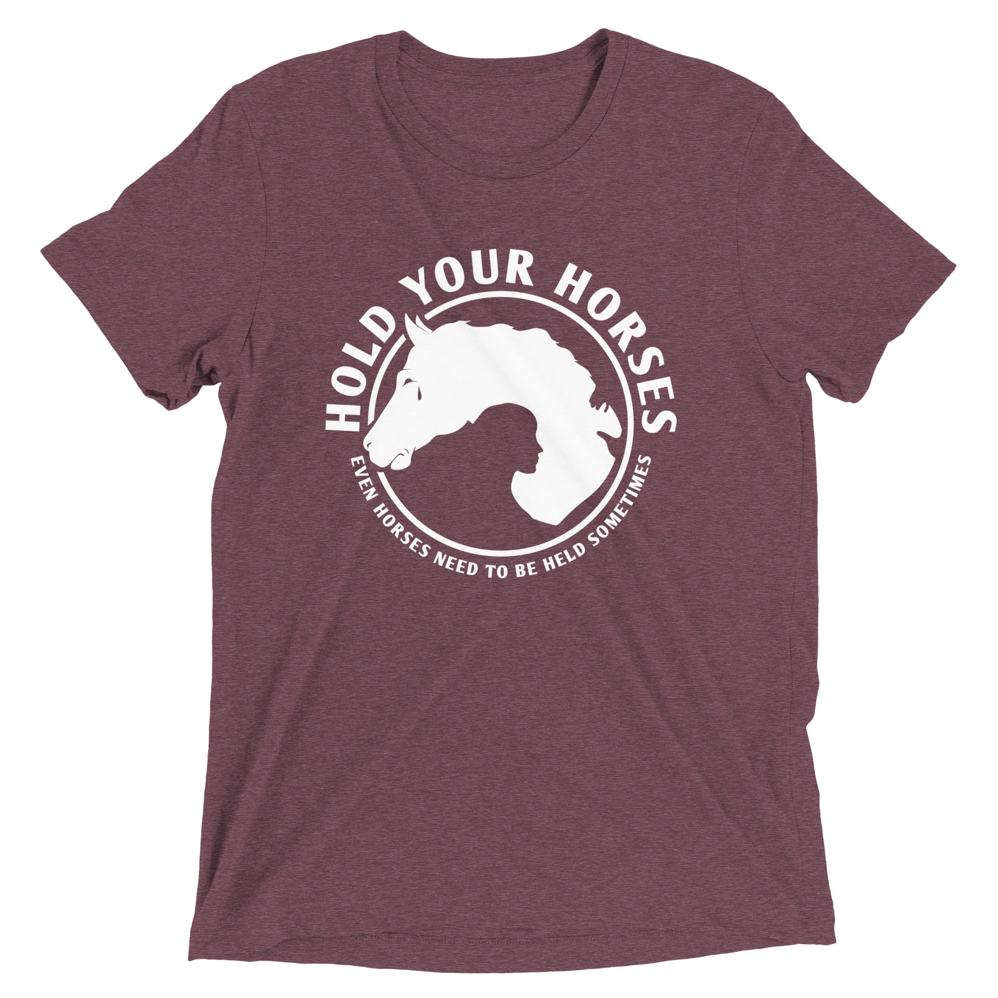 Hold Your Horses Men's Tri-Blend Tee