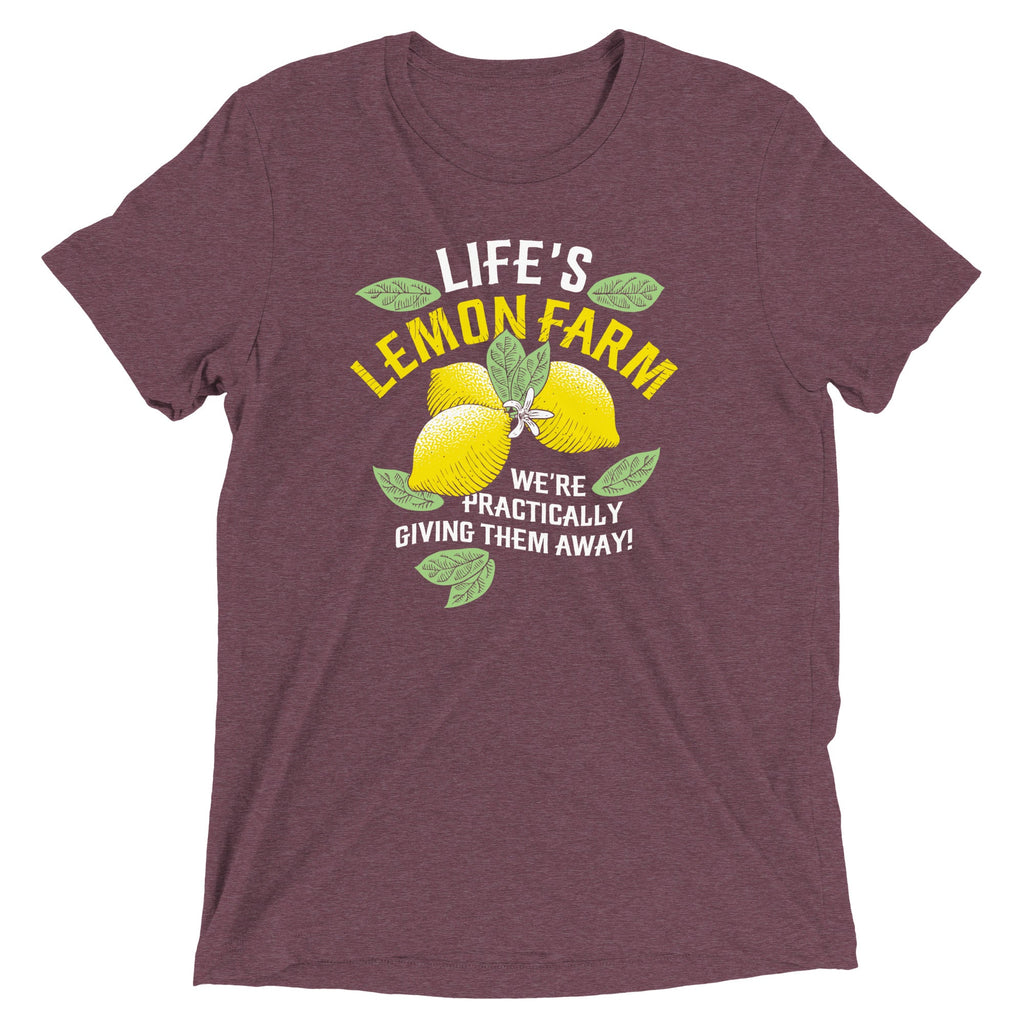 Life's Lemon Farm Men's Tri-Blend Tee