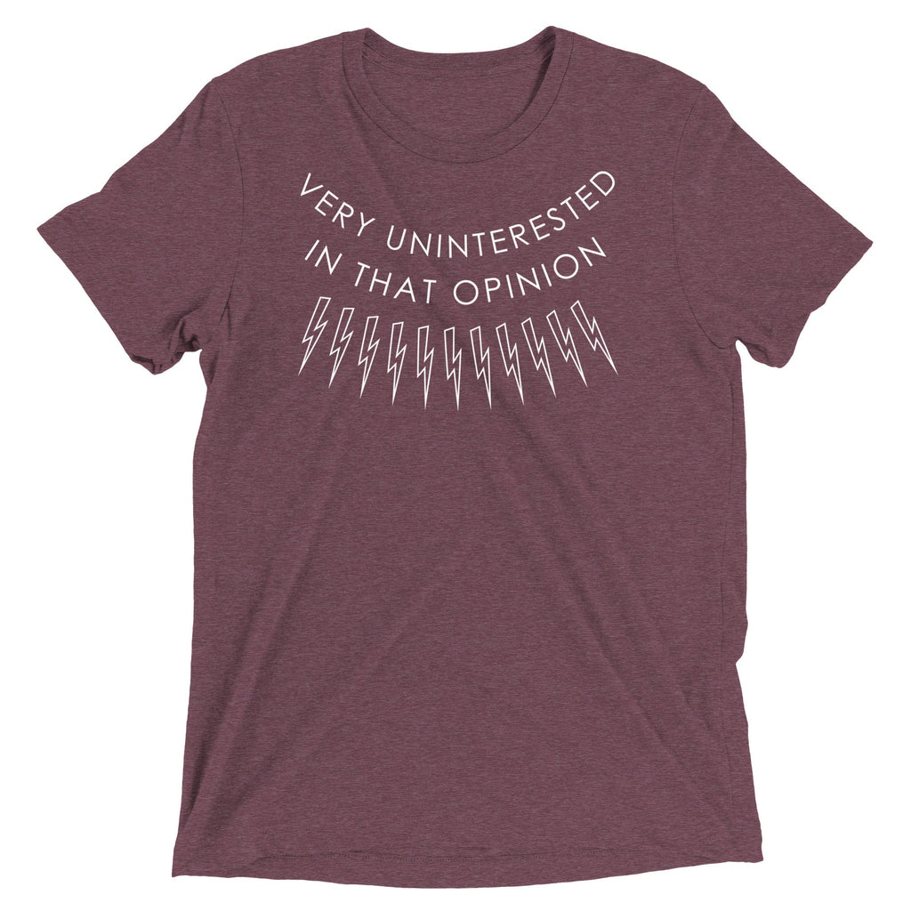 Very Uninterested In That Opinion Men's Tri-Blend Tee