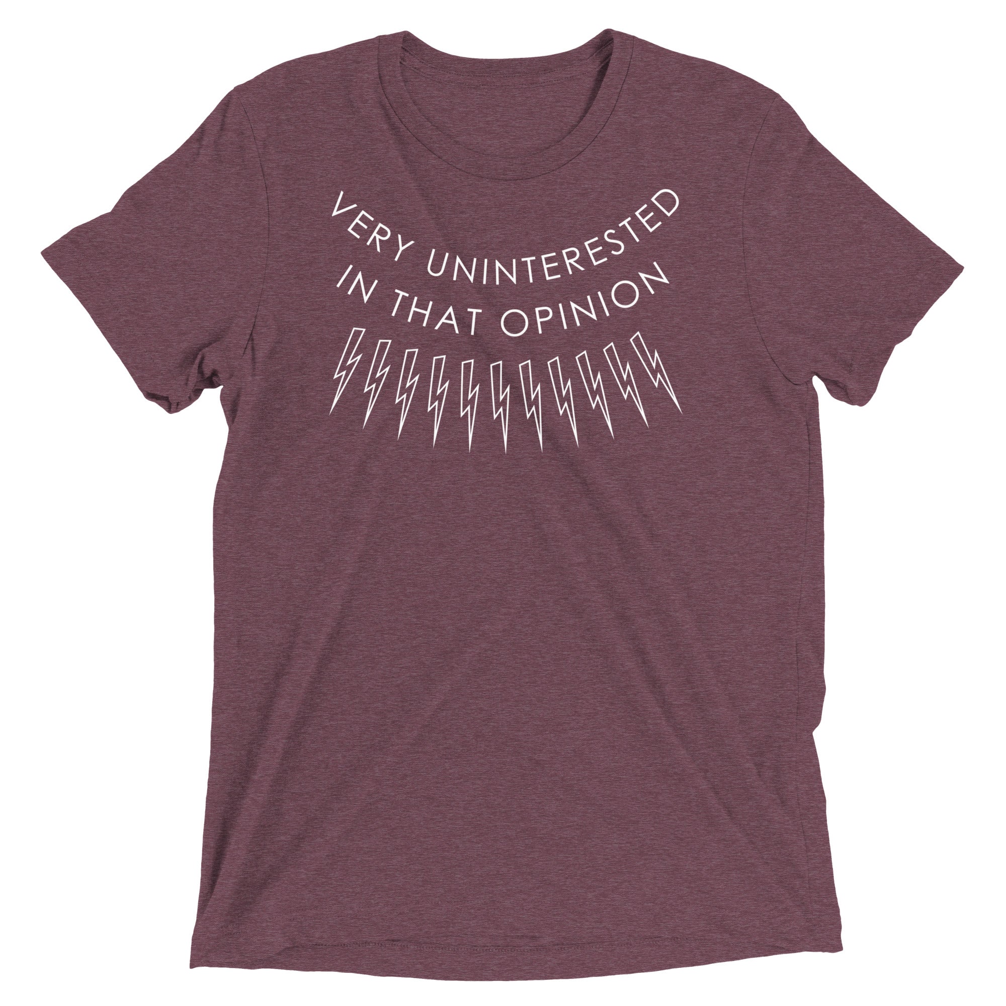 Very Uninterested In That Opinion Men's Tri-Blend Tee