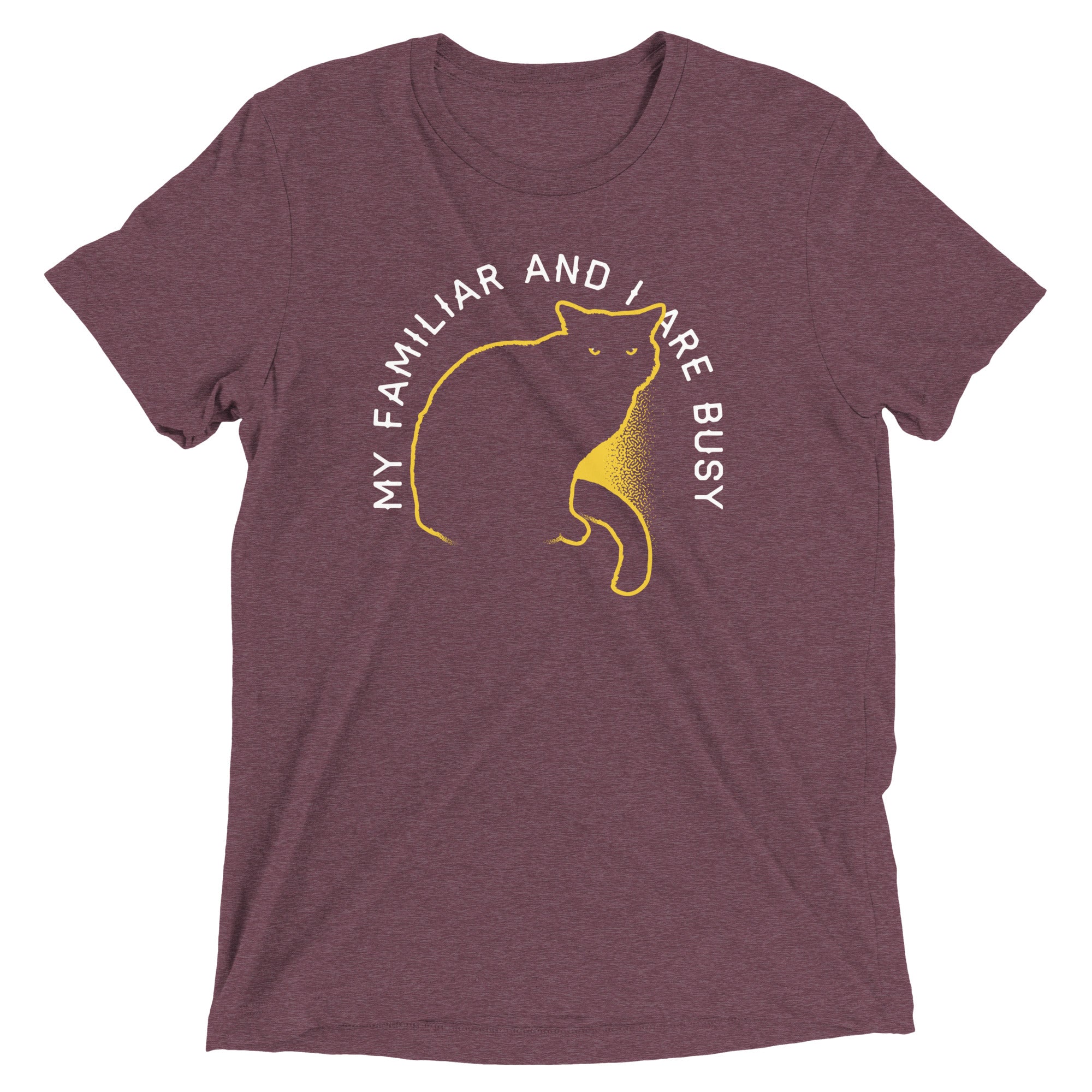 My Familiar And I Are Busy Men's Tri-Blend Tee