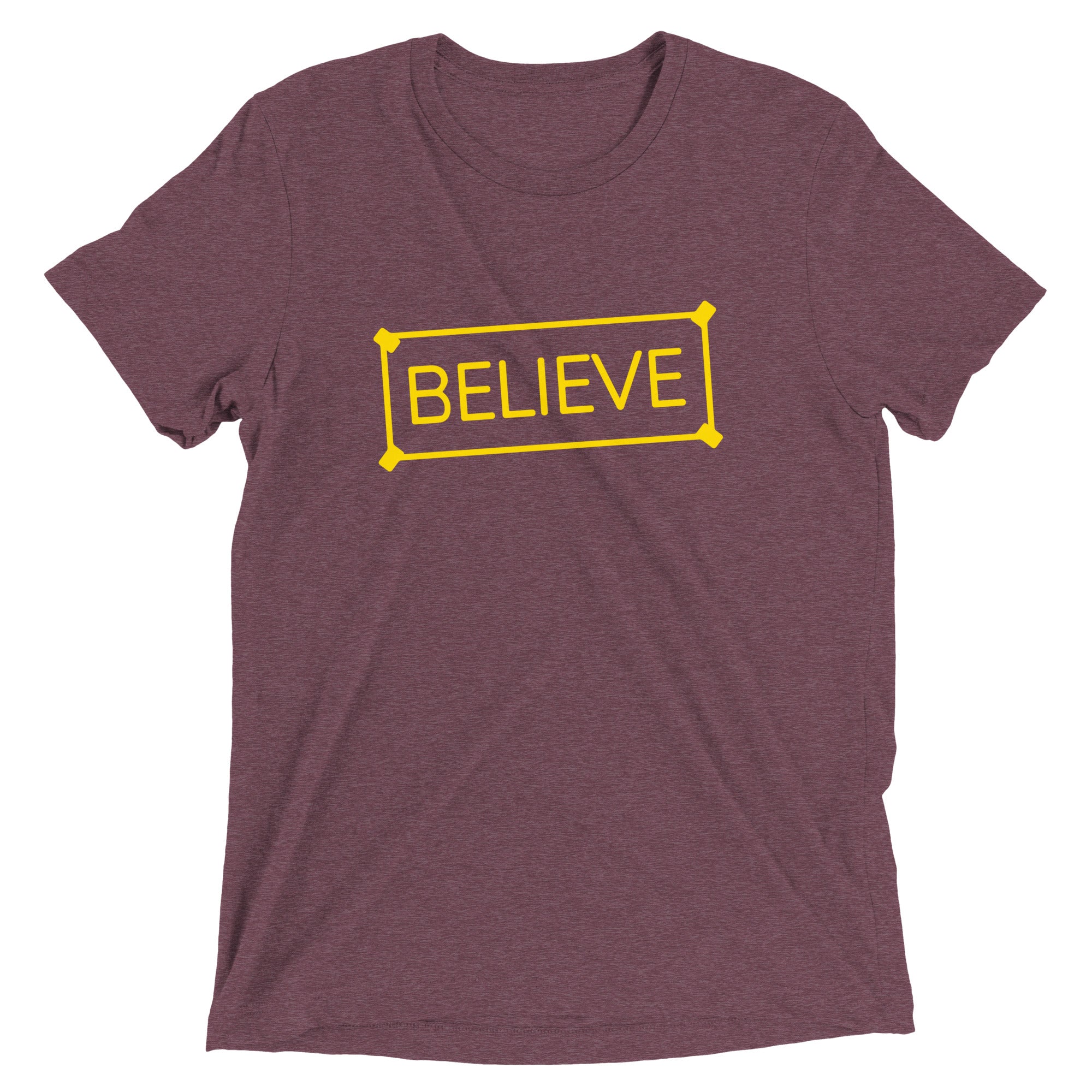 Believe Sign Men's Tri-Blend Tee