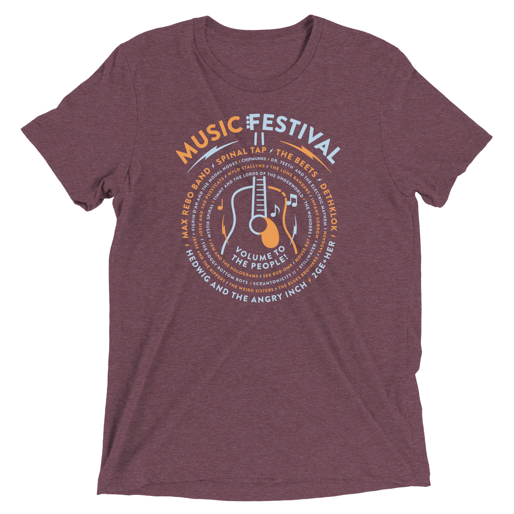 Music Festival Men's Tri-Blend Tee